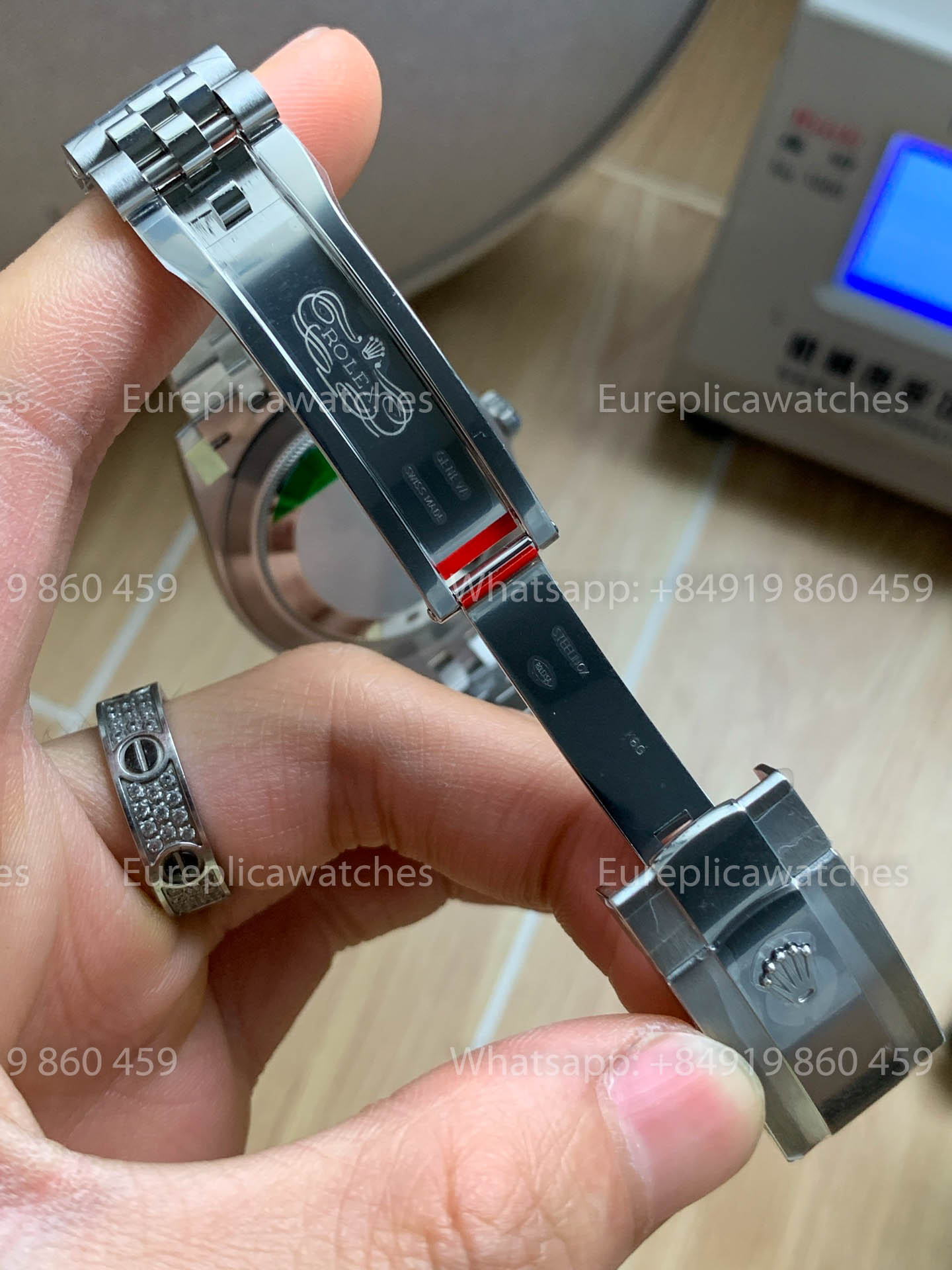 Rolex Datejust 41 M126334-0030 Cadran à motif vert Lunette cannelée 1:1 Meilleure version VS usine