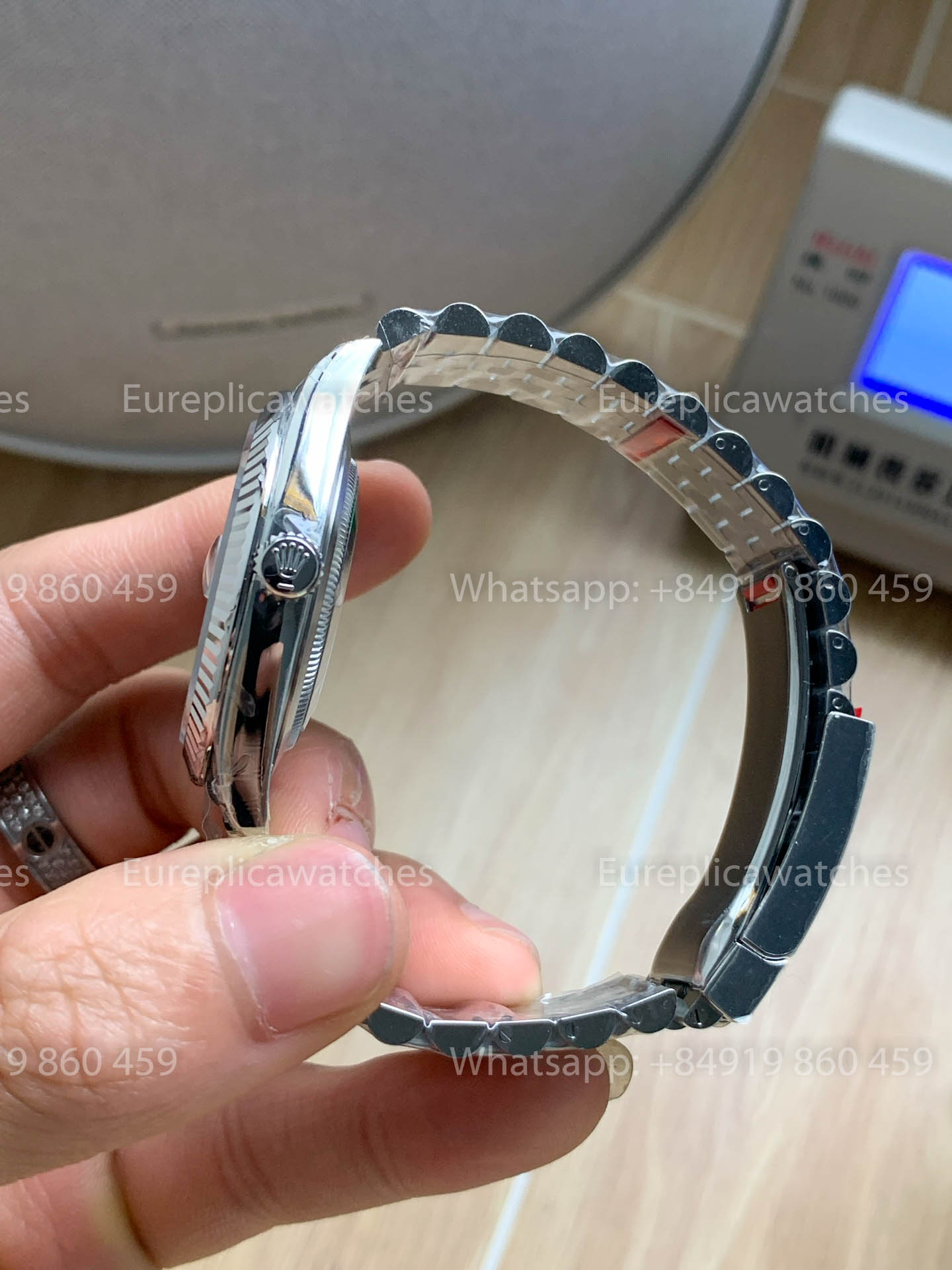 Rolex Datejust 41 M126334-0032 Cadran bleu à motif Lunette cannelée 1:1 Meilleure version VS usine