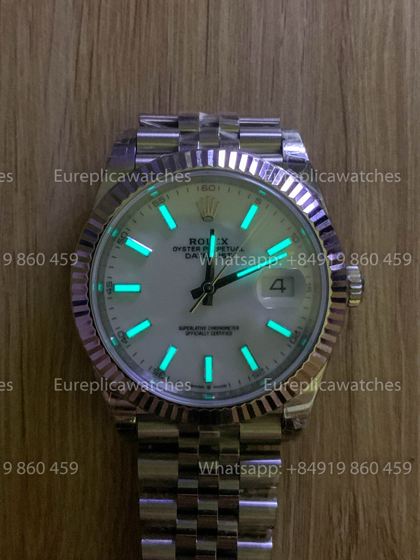 Rolex Datejust 41 M126334-0010 Cadran blanc Lunette cannelée 1:1 Meilleure version VS usine