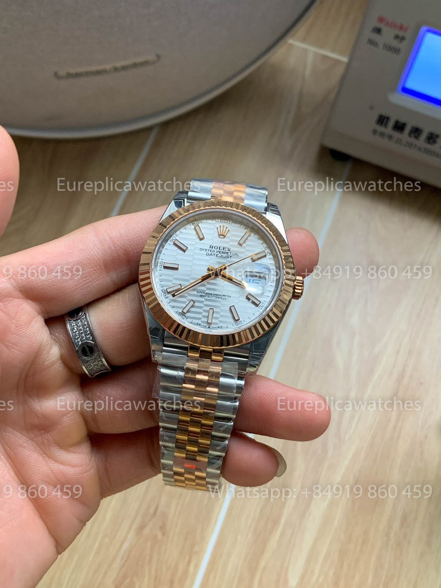 Rolex Datejust 41 M126331-0021 Cadran cannelé argenté à index et motif cannelé 1:1 Meilleure version VS usine