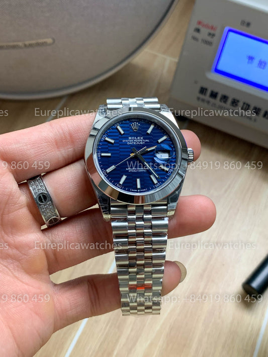 Rolex Datejust 41 M126300-0024 Blaues Zifferblatt Zifferblatt 1:1 Beste Version VS Fabrik