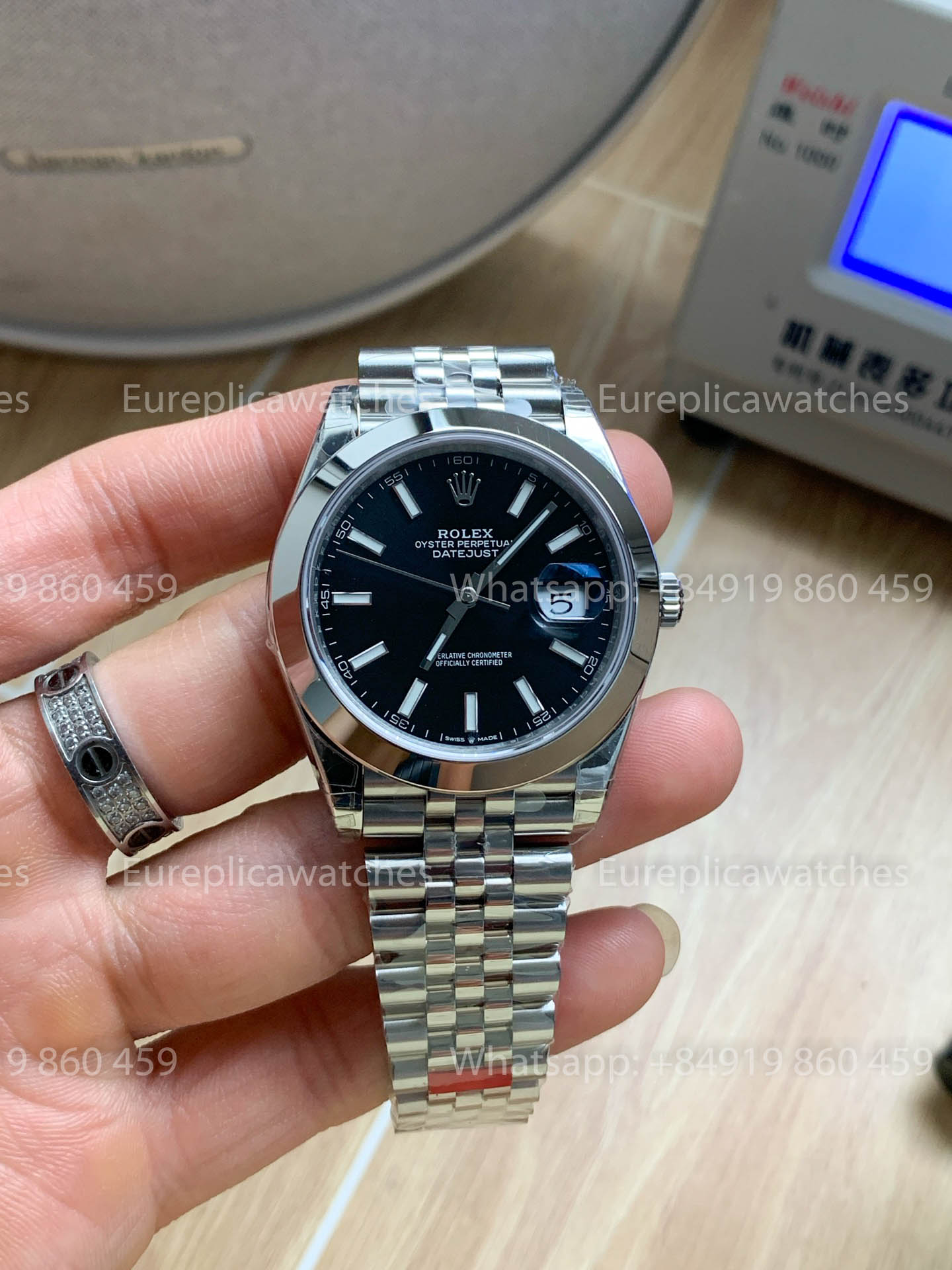 Rolex Datejust 41 M126300 Black Dial Smooth Bezel 1:1 Best Version VS Factory