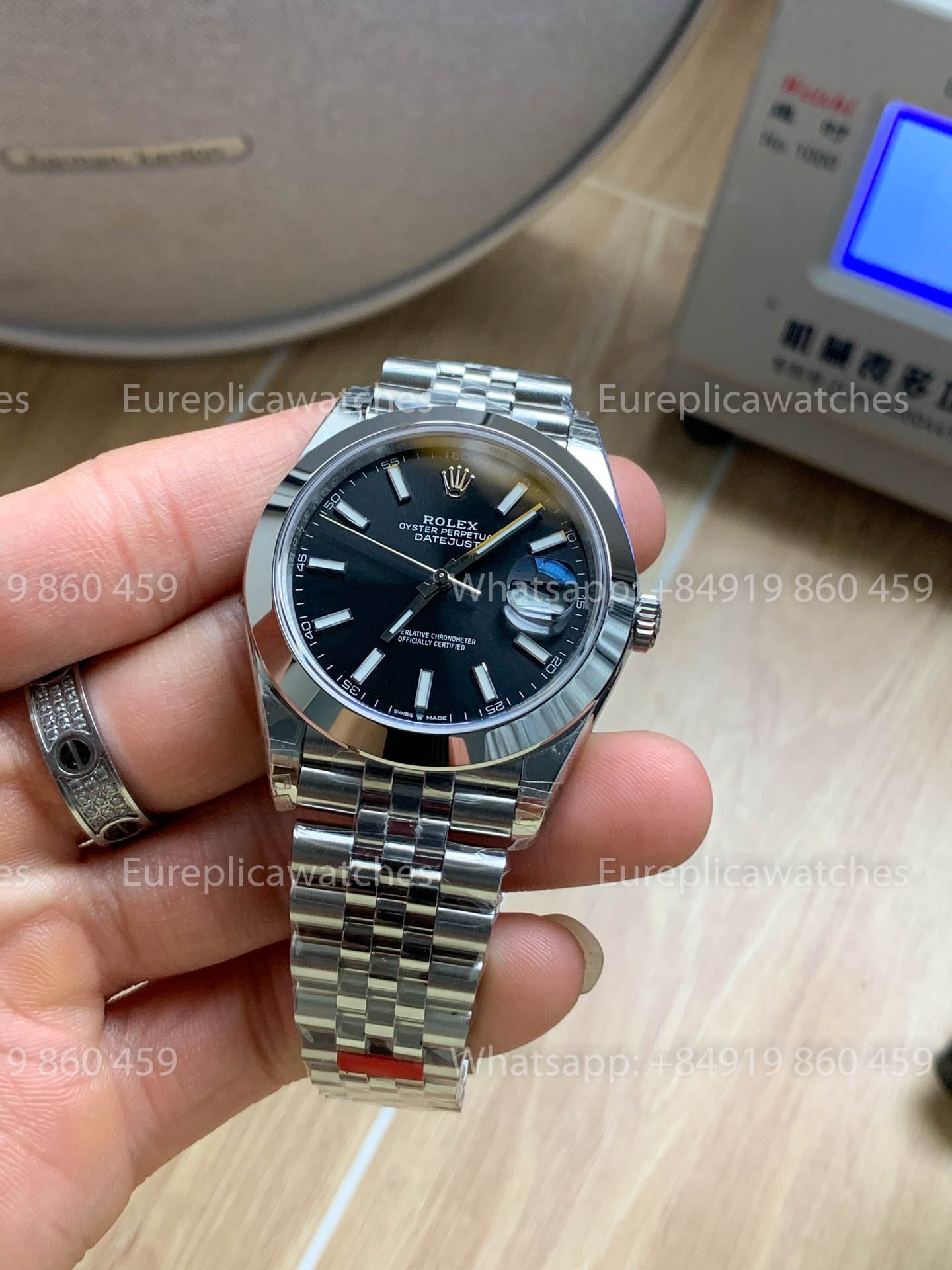 Rolex Datejust 41 M126300 Black Dial Smooth Bezel 1:1 Best Version VS Factory