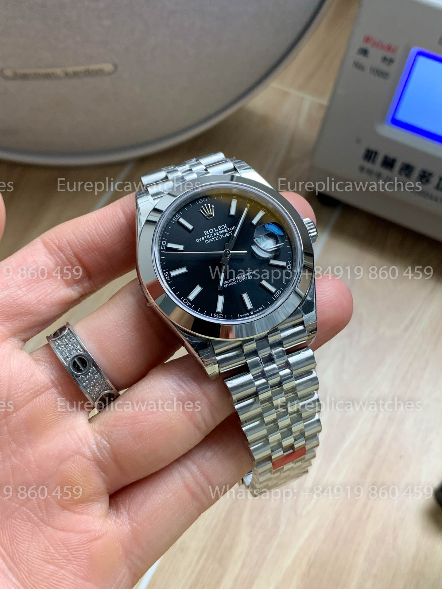 Rolex Datejust 41 M126300 Black Dial Smooth Bezel 1:1 Best Version VS Factory