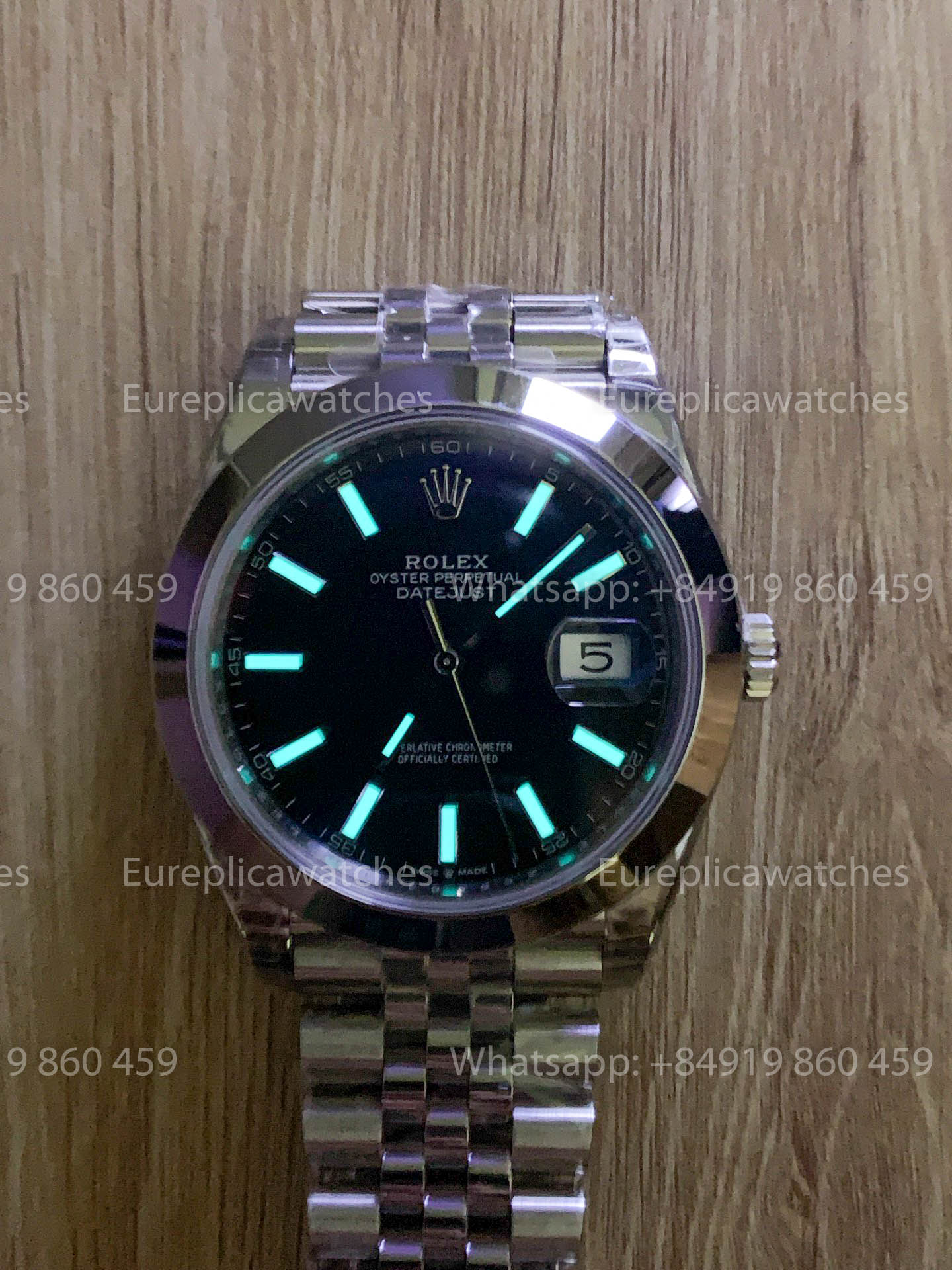 Rolex Datejust 41 M126300 Black Dial Smooth Bezel 1:1 Best Version VS Factory