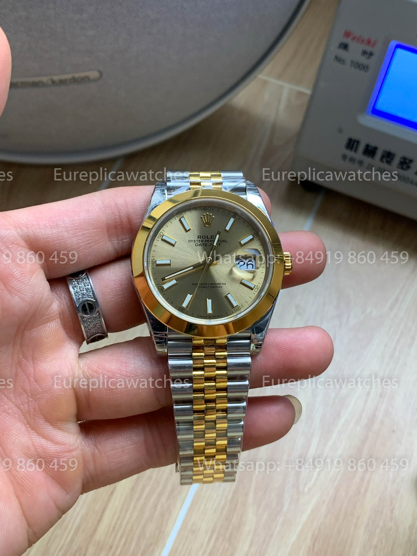 Rolex Datejust 41 M126303-0010  Stainless Steel and Gold 1:1 Best Version VS Factory
