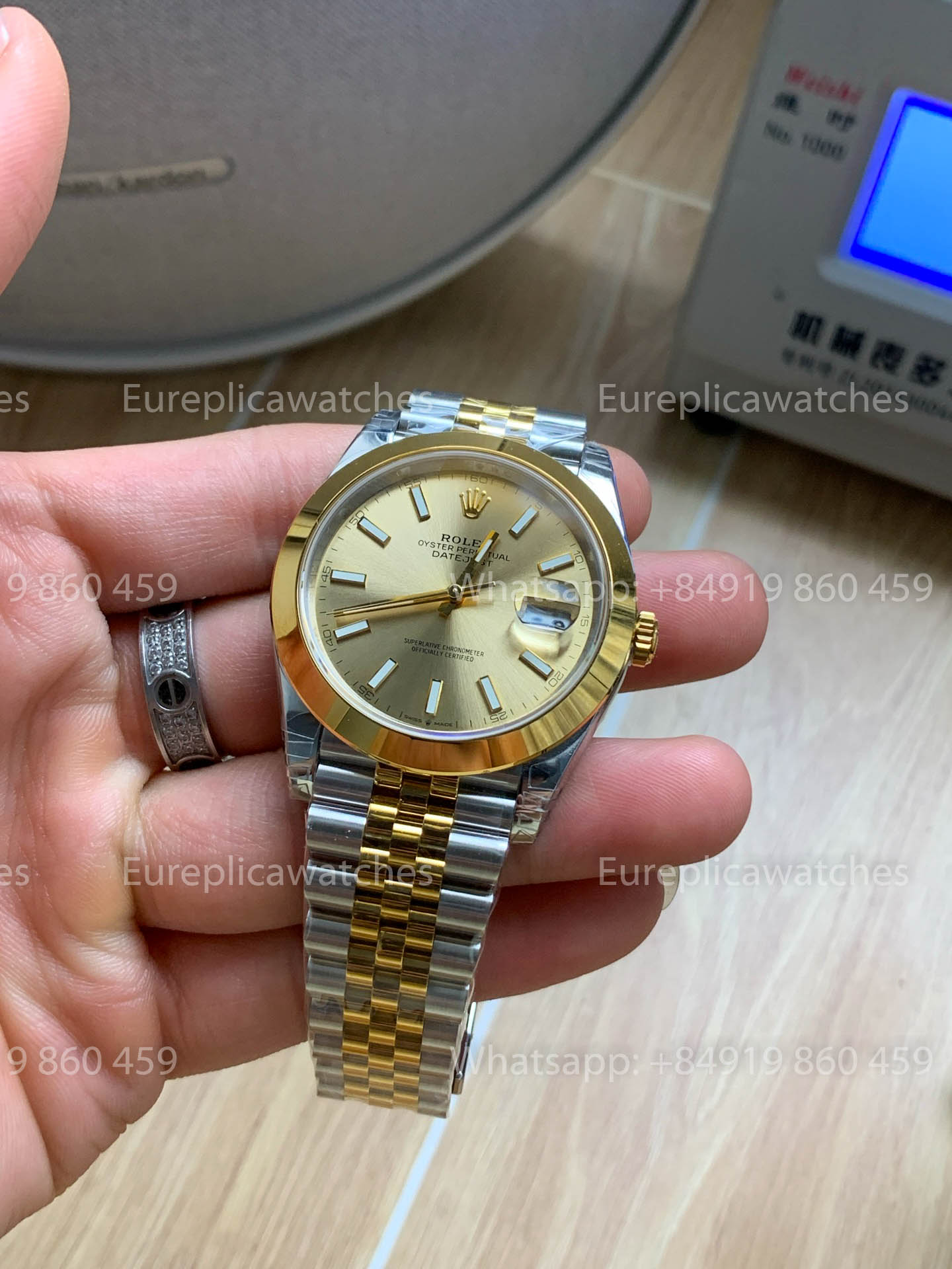 Rolex Datejust 41 M126303-0010  Stainless Steel and Gold 1:1 Best Version VS Factory