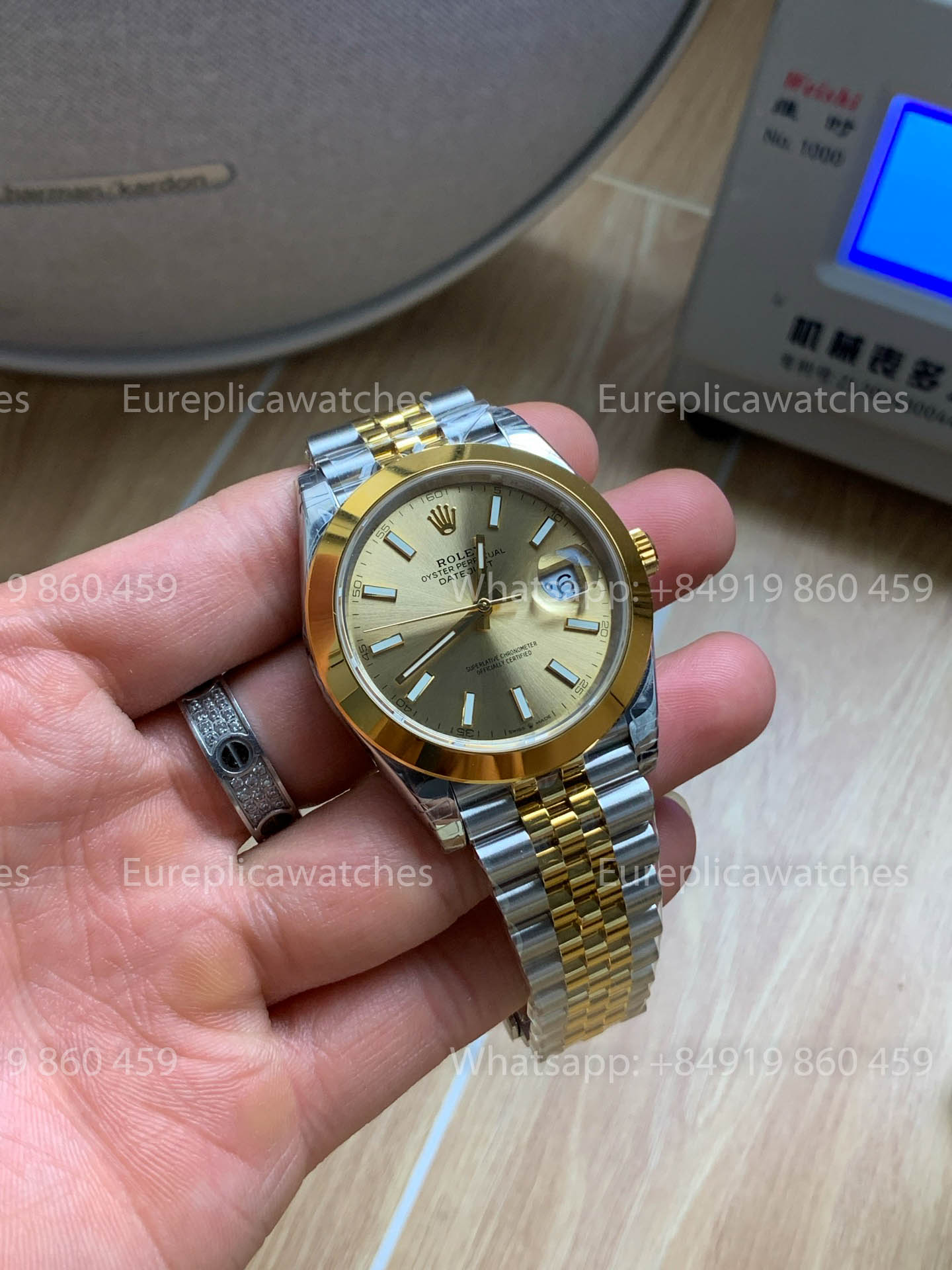 Rolex Datejust 41 M126303-0010  Stainless Steel and Gold 1:1 Best Version VS Factory