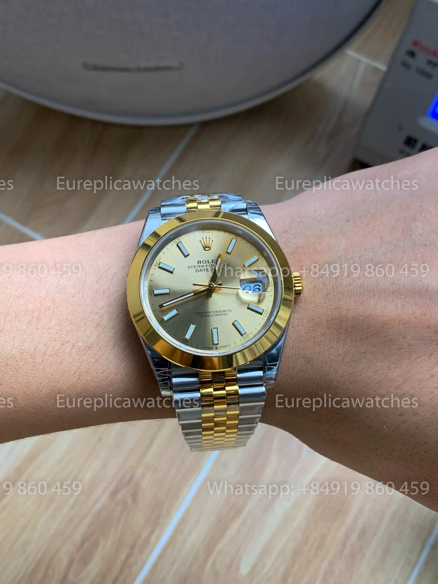 Rolex Datejust 41 M126303-0010  Stainless Steel and Gold 1:1 Best Version VS Factory