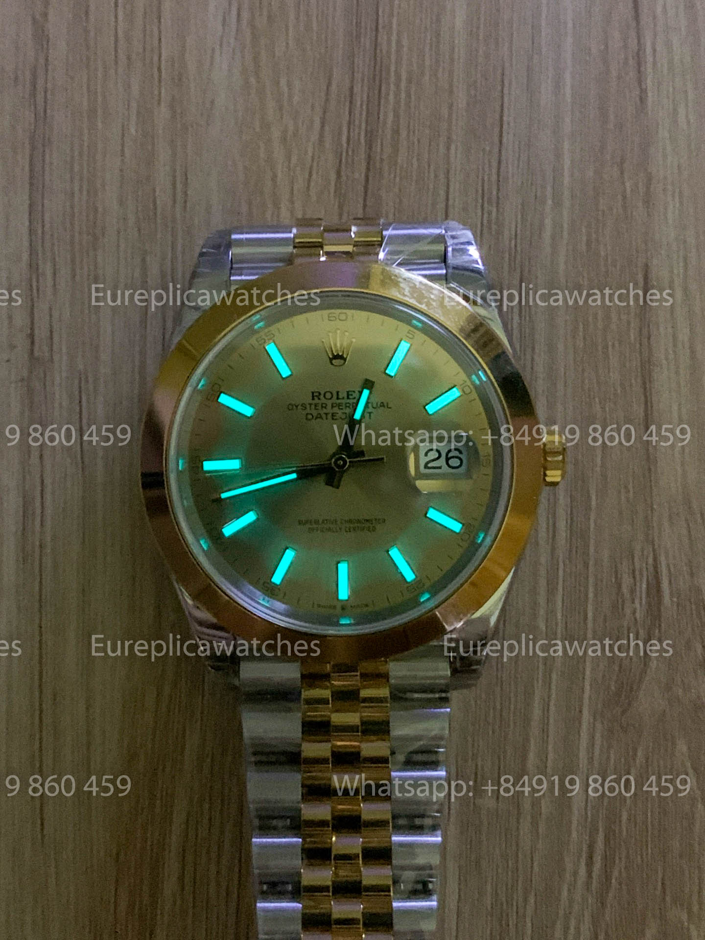 Rolex Datejust 41 M126303-0010  Stainless Steel and Gold 1:1 Best Version VS Factory