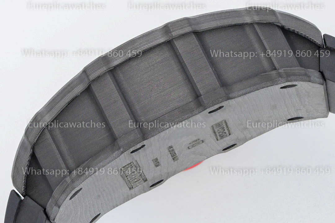 Richard Mille RM35-01 Black Carbon 1:1 Best Version Black Rubber Strap ZF Factory