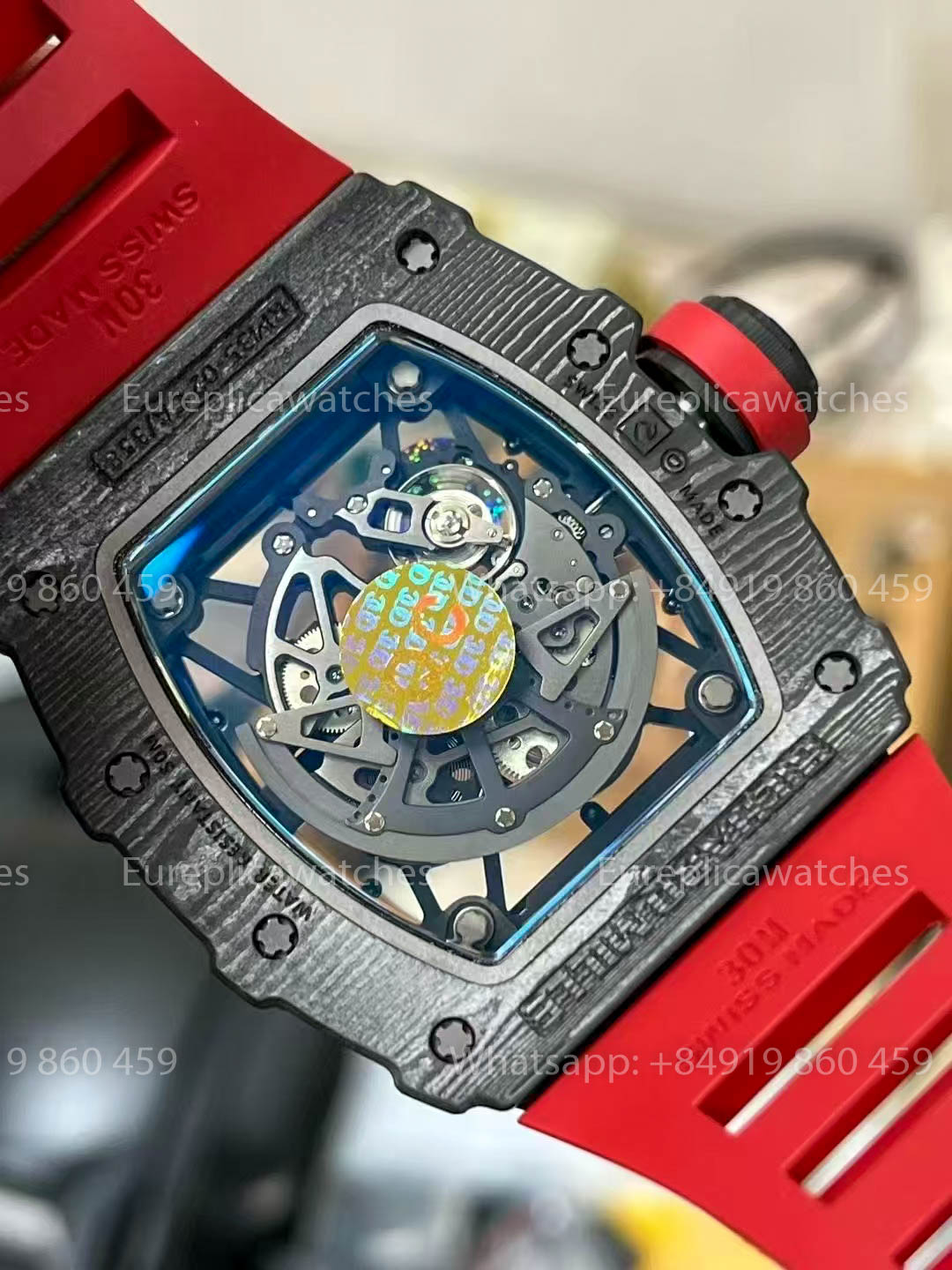Richard Mille RM035-02 Rafael Nadal 1:1 Best Version APS Factory Red Strap