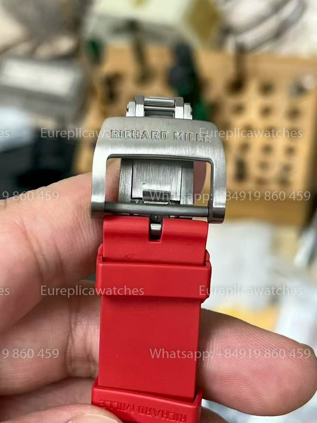 Richard Mille RM035-02 Rafael Nadal 1:1 Best Version APS Factory Red Strap