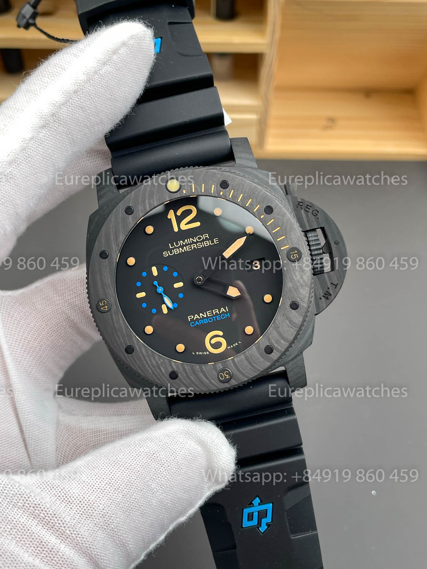 Panerai Luminor Submersible 1950 Carbotech PAM616 – 47mm 1:1 Best Version VS Factory