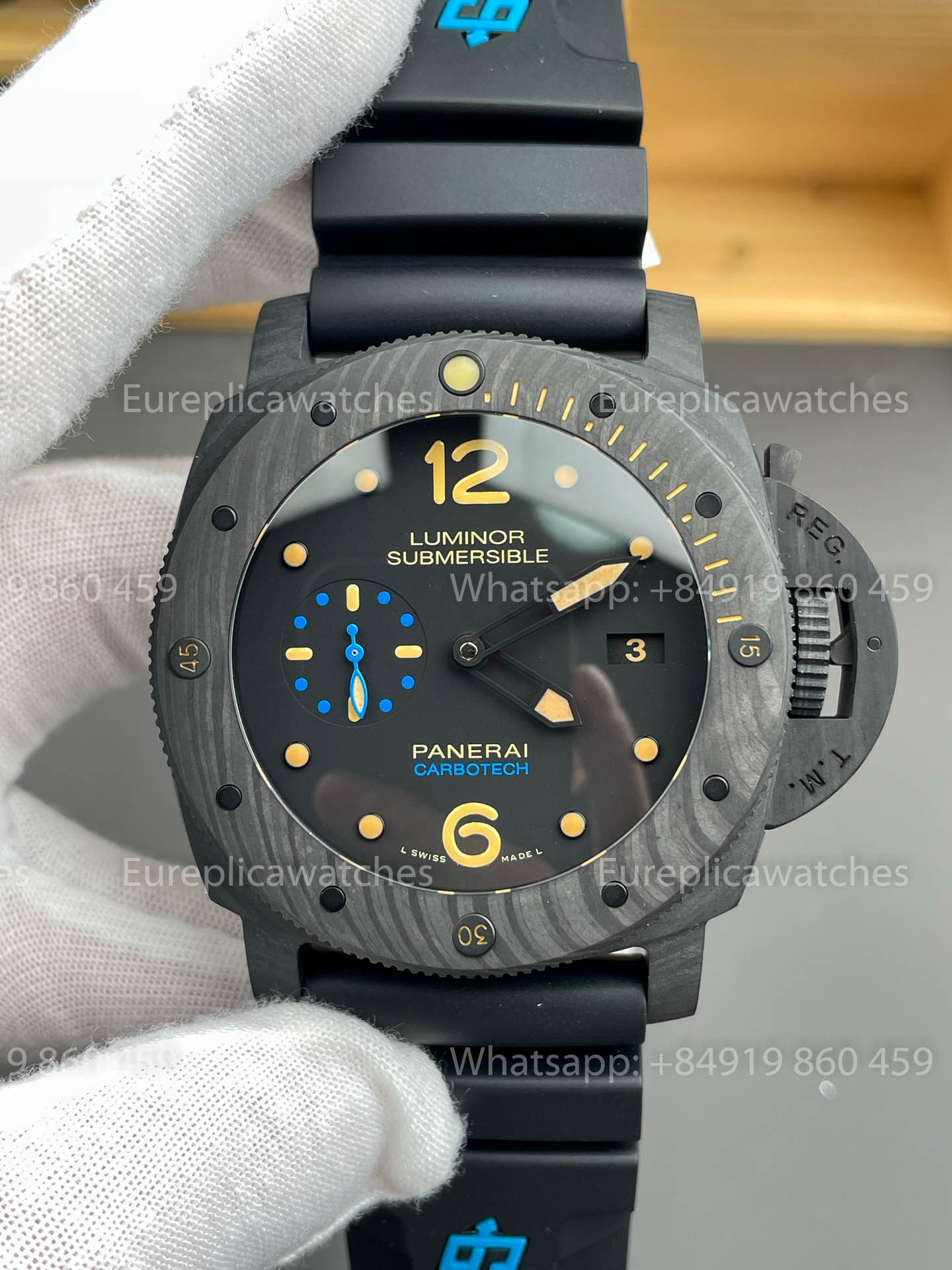 Panerai Luminor Submersible 1950 Carbotech PAM616 – 47mm 1:1 Best Version VS Factory