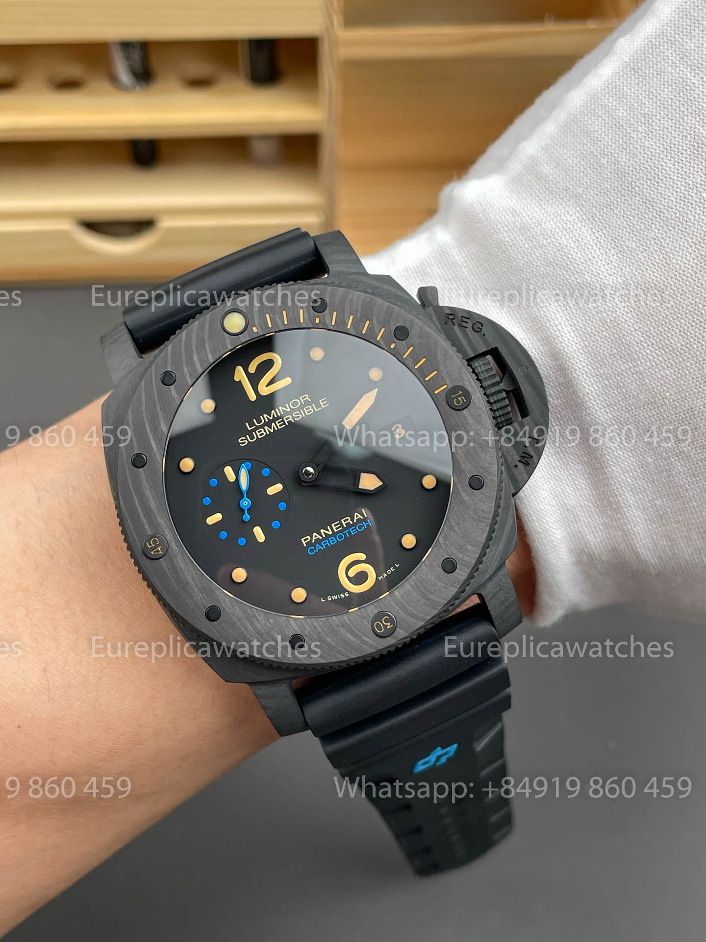 Panerai Luminor Submersible 1950 Carbotech PAM616 – 47mm 1:1 Best Version VS Factory