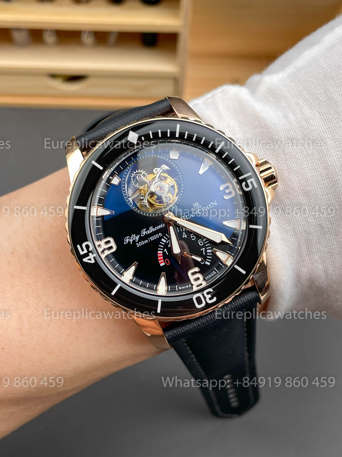 Blancpain Fifty Fathoms Tourbillon 5025-3630-52A YS Factory 1:1 Meilleure Version