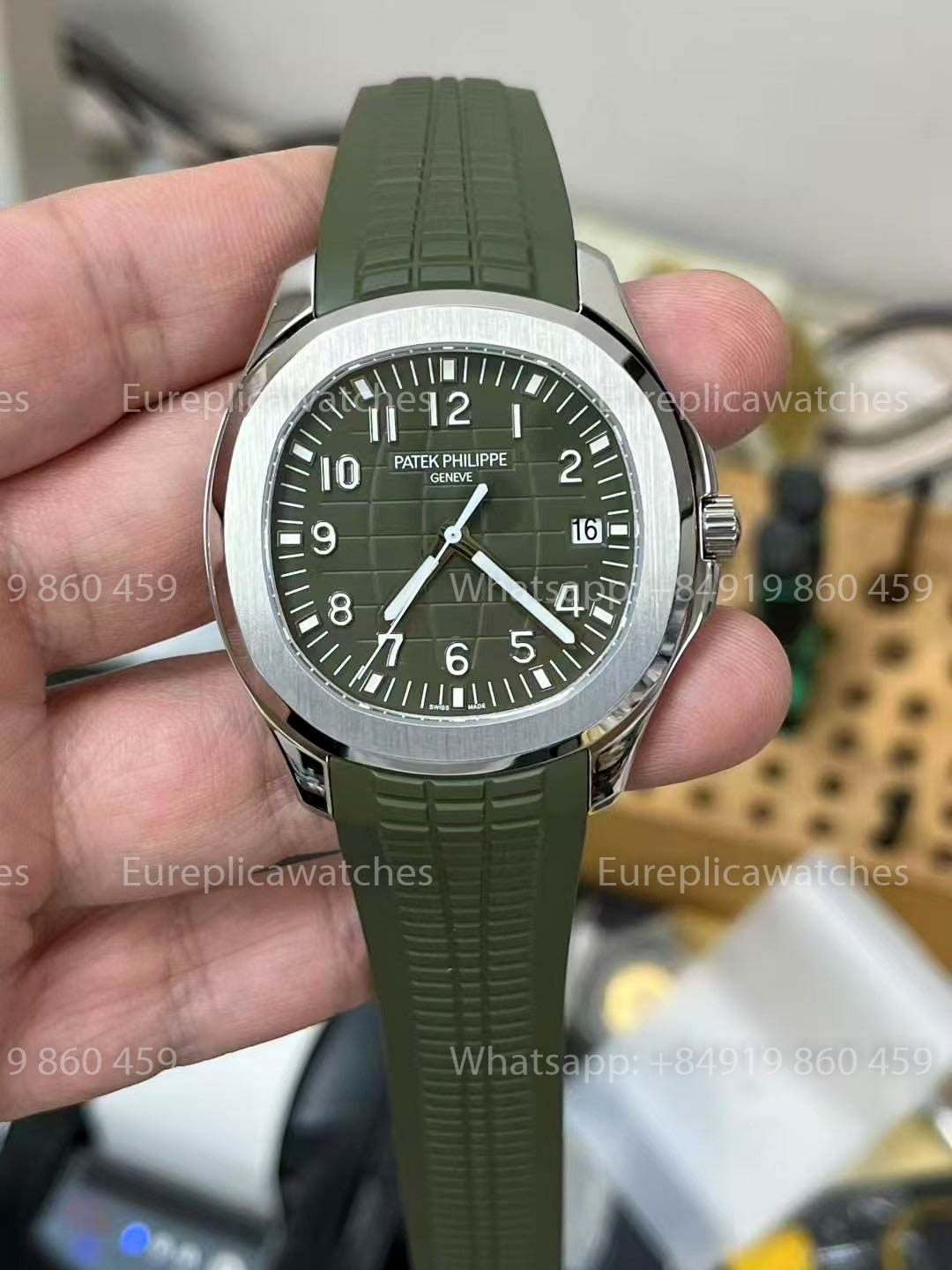Patek Philippe Aquanaut 5168G-010 Avocado Green 1:1 Beste Version BBF Factory