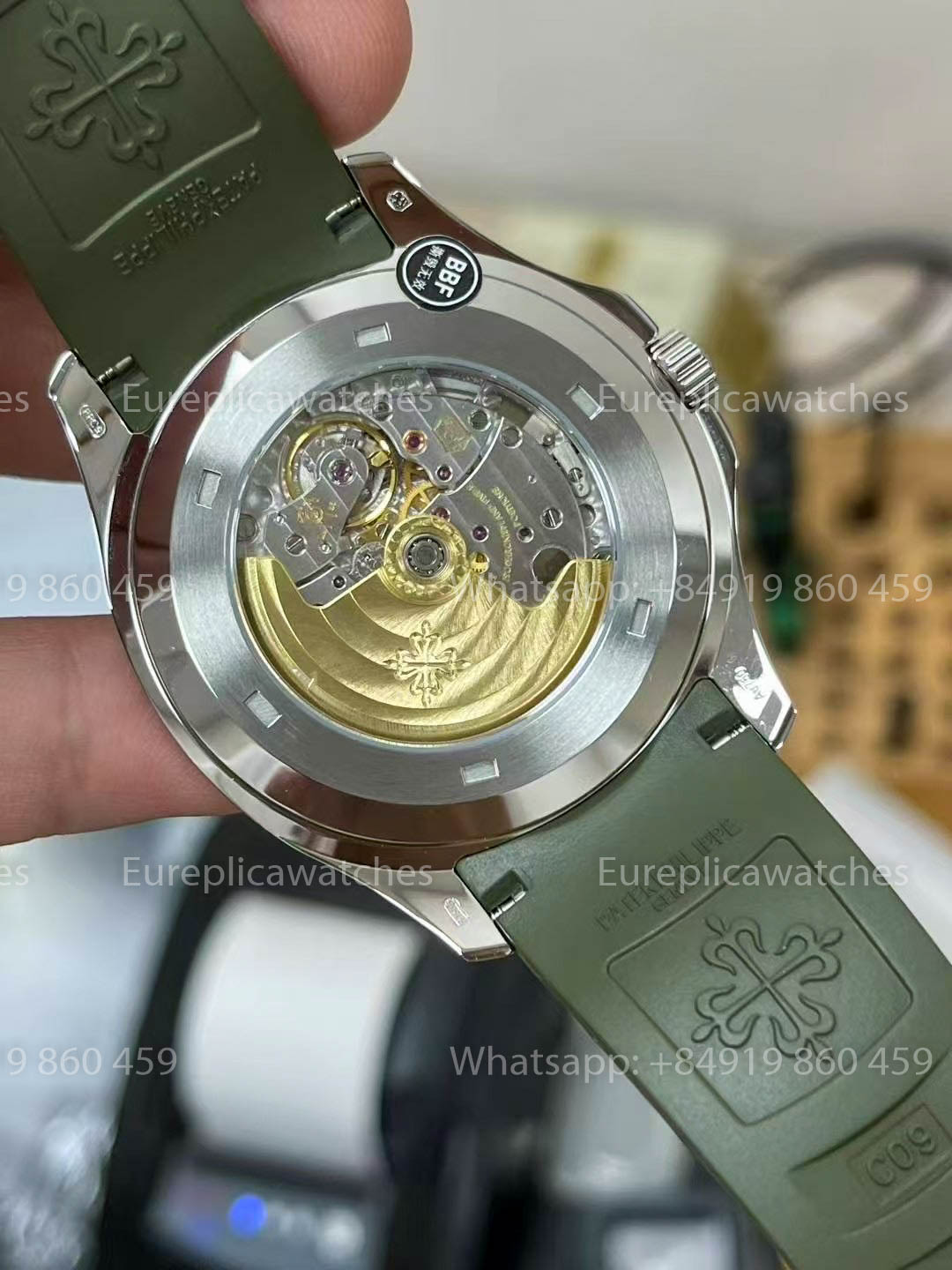 Patek Philippe Aquanaut 5168G-010 Avocado Green 1:1 Beste Version BBF Factory