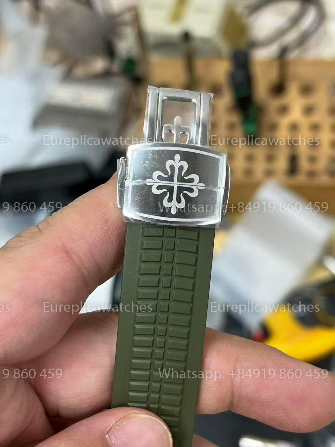 Patek Philippe Aquanaut 5168G-010 Avocado Green 1:1 Beste Version BBF Factory