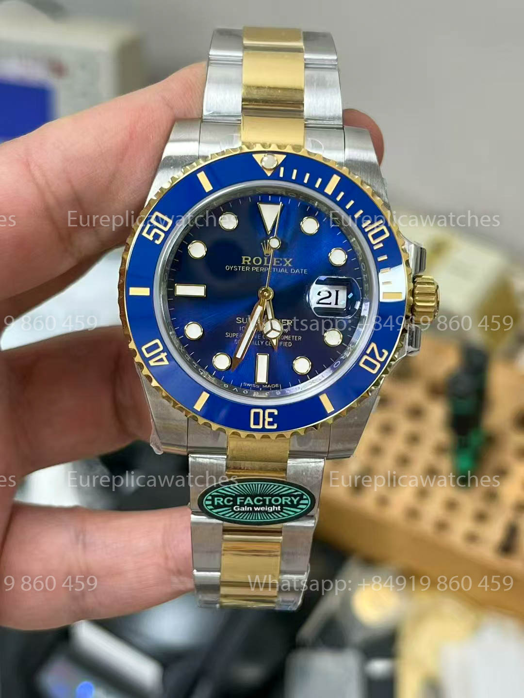 Rolex Submariner M126613LB-0002 41MM 1:1 Meilleure Version RC Factory CounterWeight Version