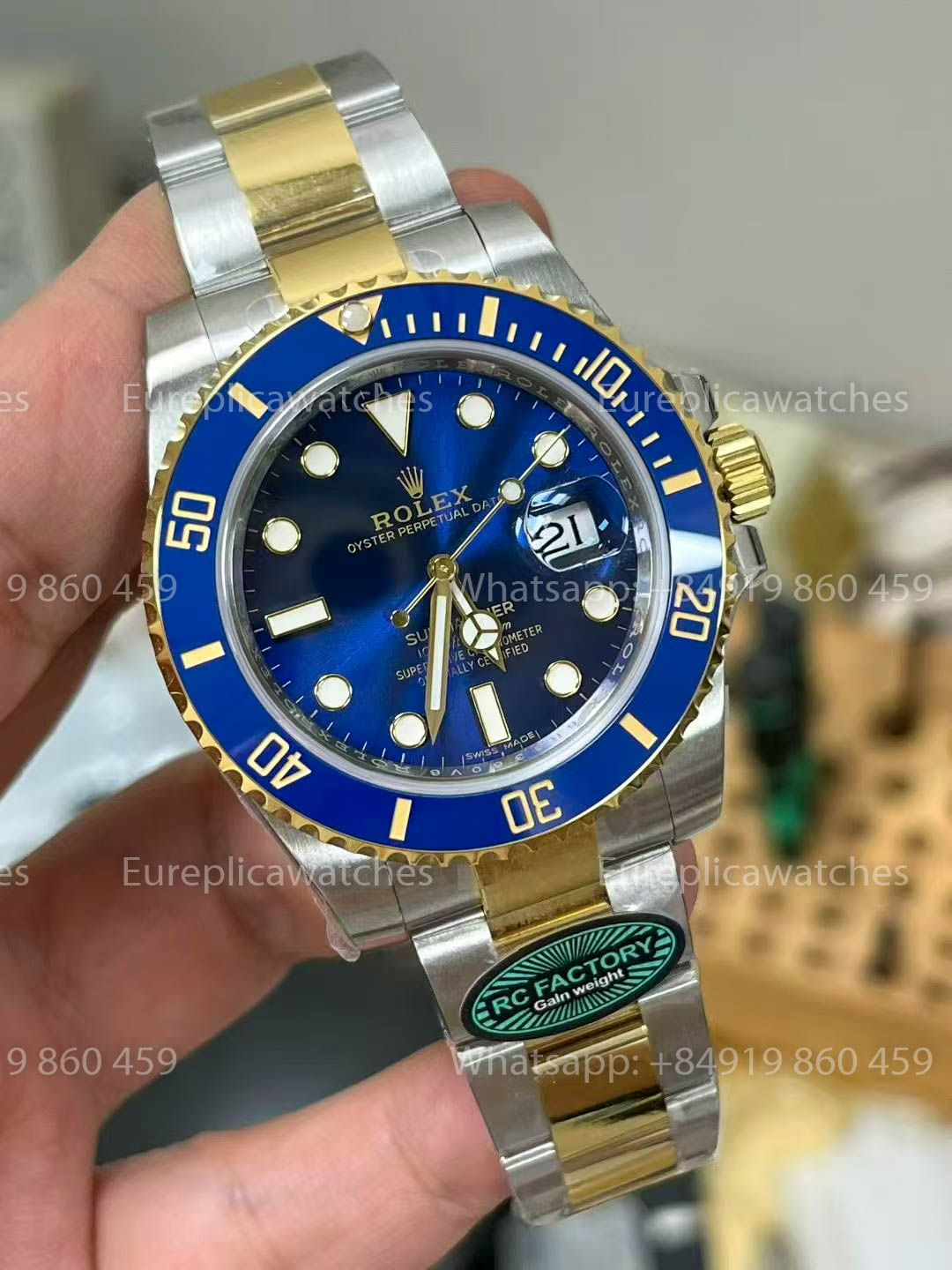 Rolex Submariner M126613LB-0002 41MM 1:1 Meilleure Version RC Factory CounterWeight Version