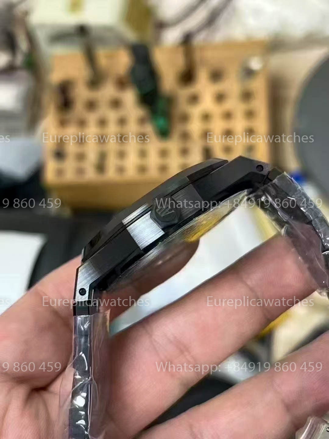 Audemars Piguet Royal Oak 15500ST Neues Blaues Grain-Muster-Zifferblatt 1:1 Beste Version APS Factory