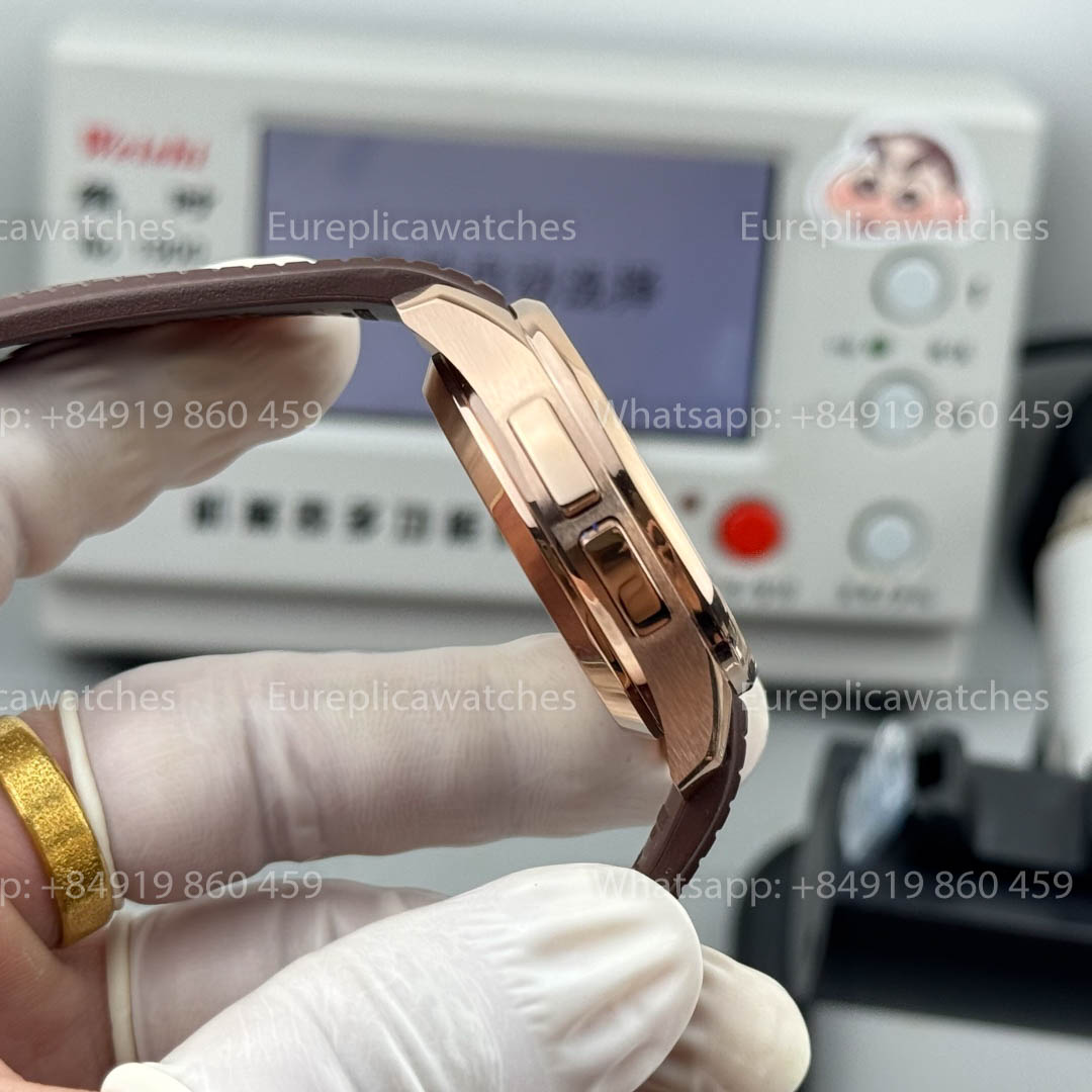 Patek Philippe Aquanaut 5164R-001 Dual Time Version 1:1 Meilleure version PPF Factory