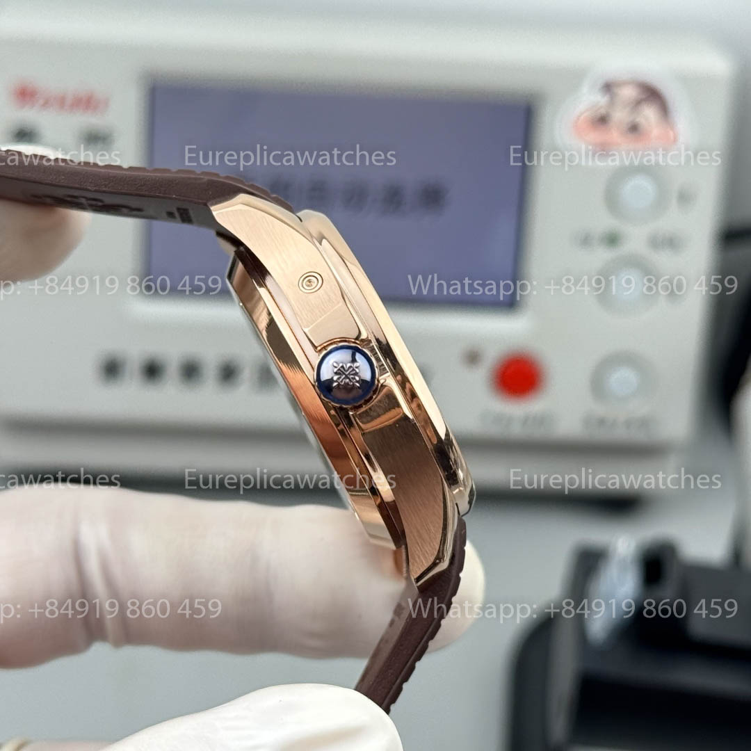 Patek Philippe Aquanaut 5164R-001 Dual Time Version 1:1 Meilleure version PPF Factory