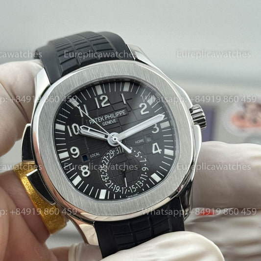 Patek Philippe Aquanaut 5164A-001 Dual Time Version 1:1 Beste Version PPF Factory
