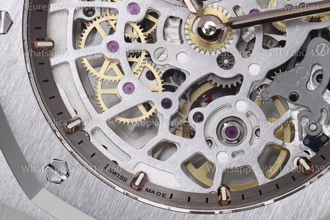 Audemars Piguet Royal Oak 16204ST.OO.1240ST.01 Skeleton Dial 1:1 Beste Version ZF Factory