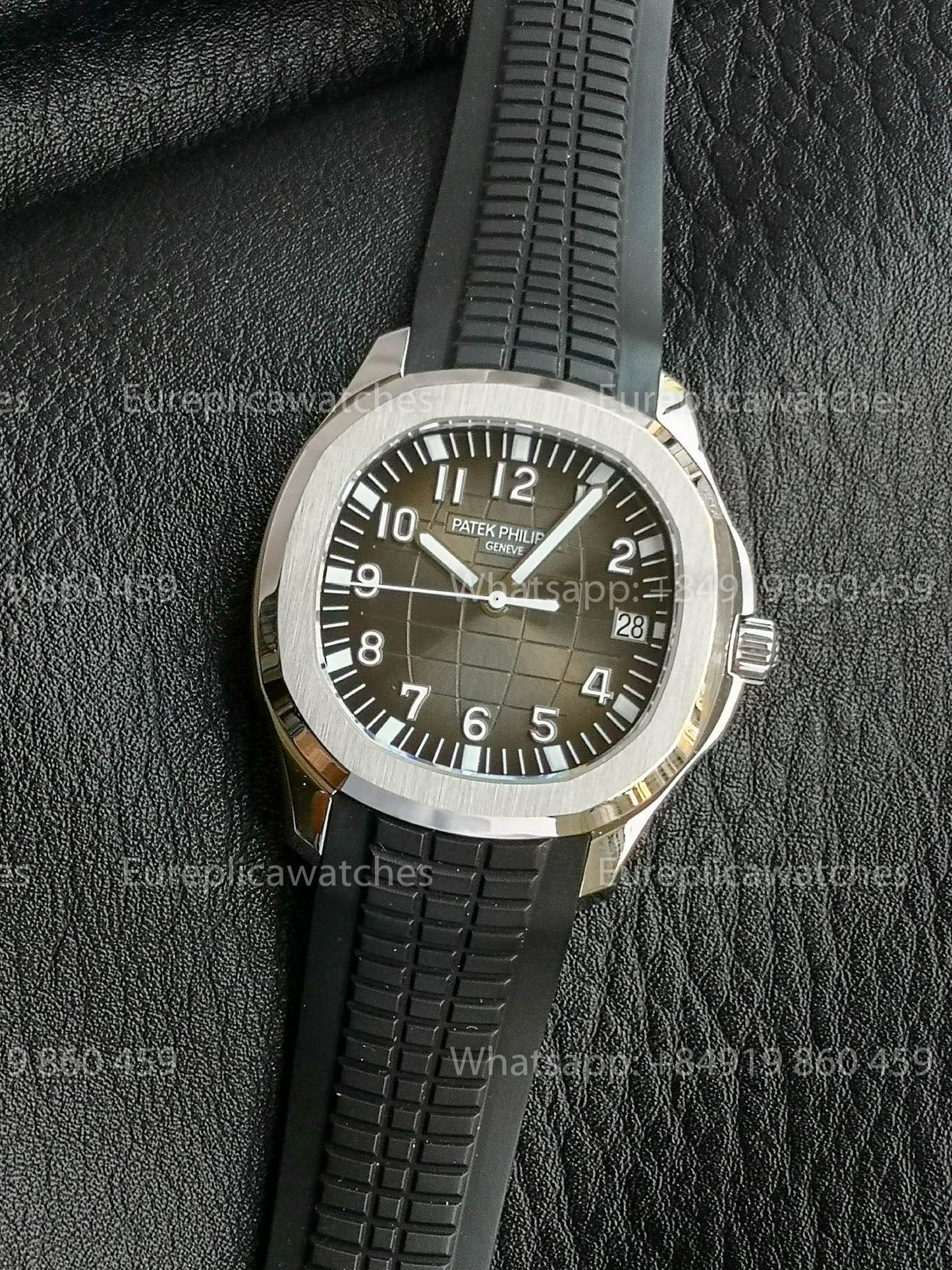 Patek Philippe Aquanaut 5167 Orangefarbenes Kautschukarmband 1:1 Beste Version BBF Factory Graues Zifferblatt