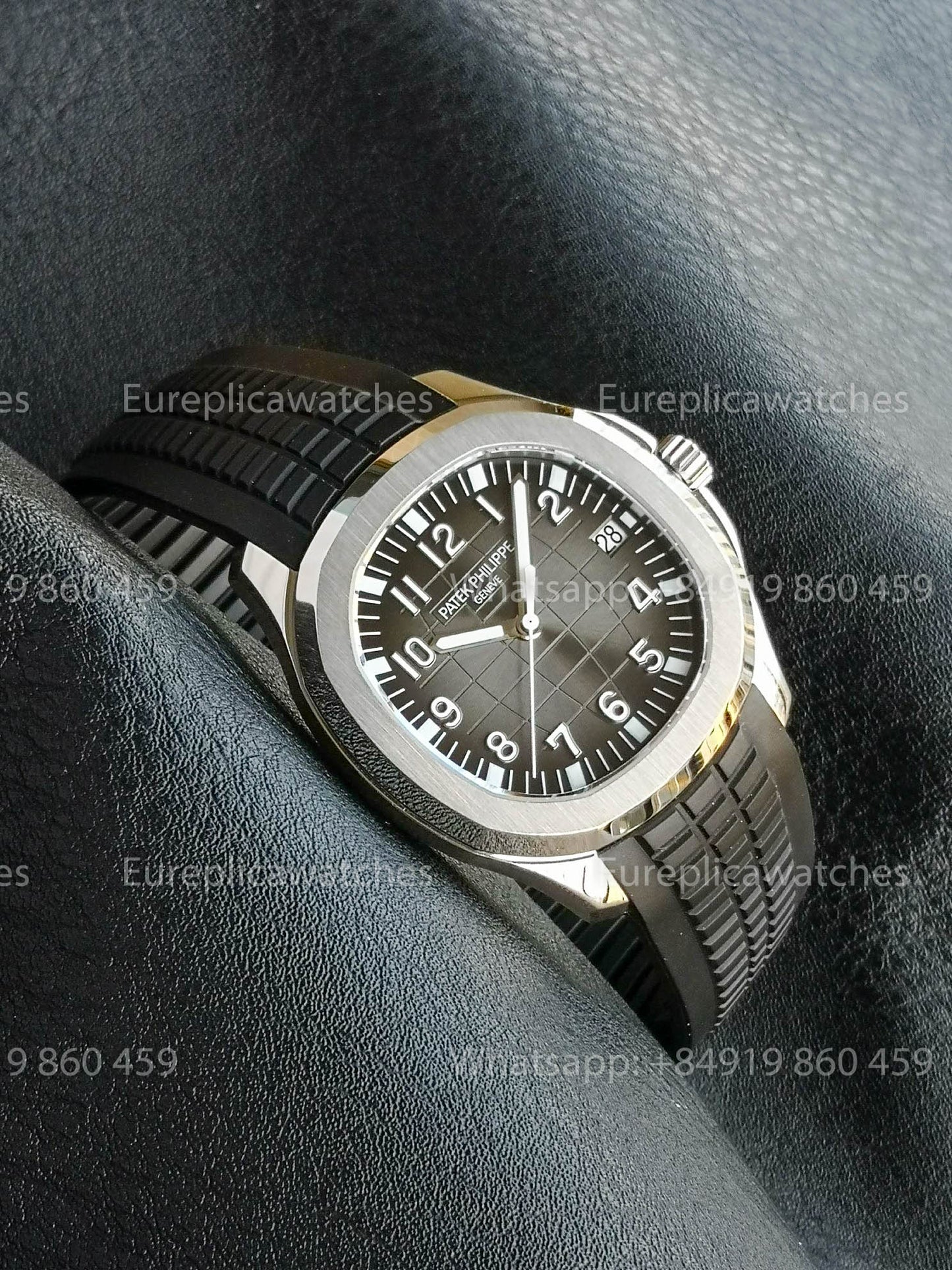 Patek Philippe Aquanaut 5167 Orangefarbenes Kautschukarmband 1:1 Beste Version BBF Factory Graues Zifferblatt