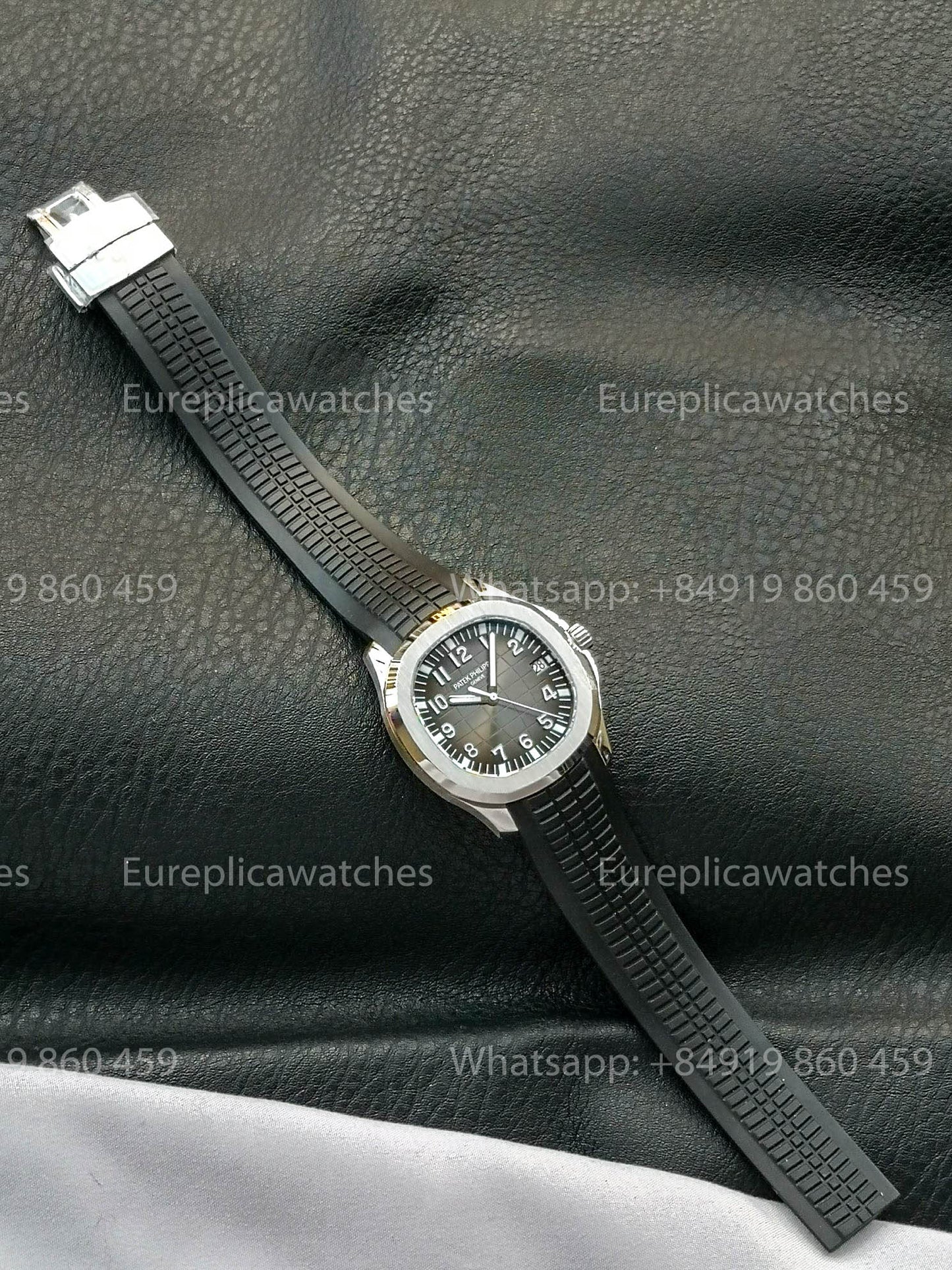 Patek Philippe Aquanaut 5167 Orangefarbenes Kautschukarmband 1:1 Beste Version BBF Factory Graues Zifferblatt