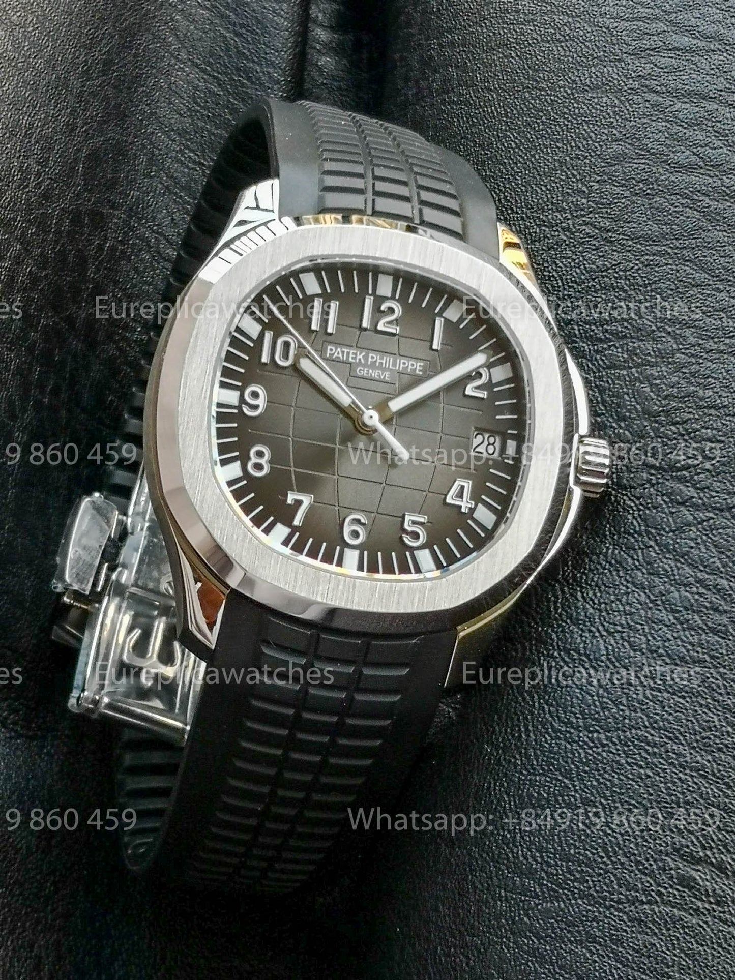Patek Philippe Aquanaut 5167 Orangefarbenes Kautschukarmband 1:1 Beste Version BBF Factory Graues Zifferblatt