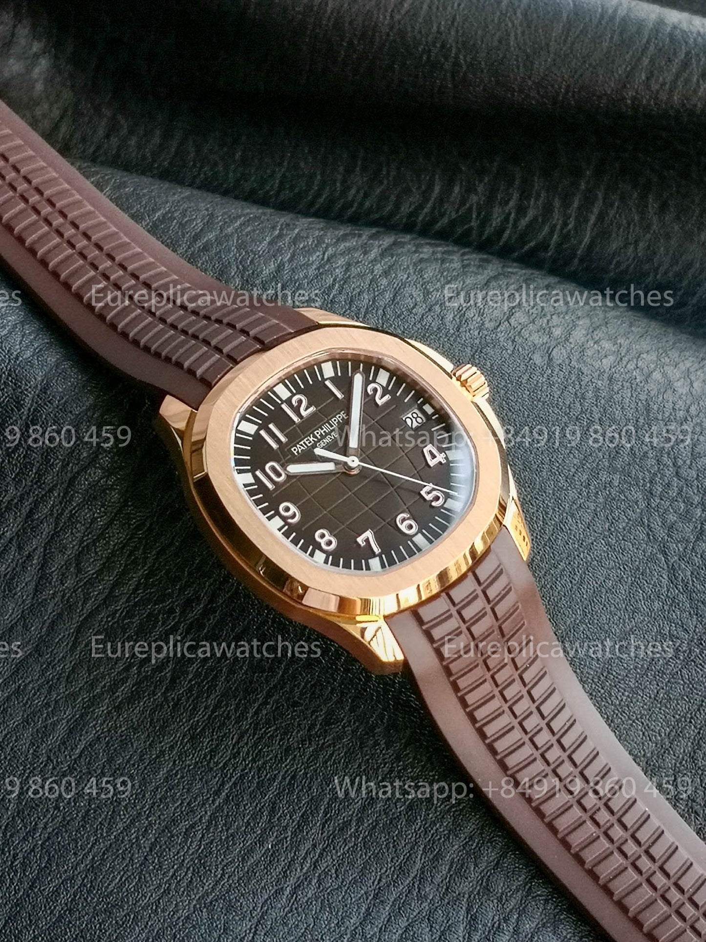 Patek Philippe Aquanaut 5167 Orangefarbenes Kautschukarmband 1:1 Beste Version BBF Factory Graues Zifferblatt