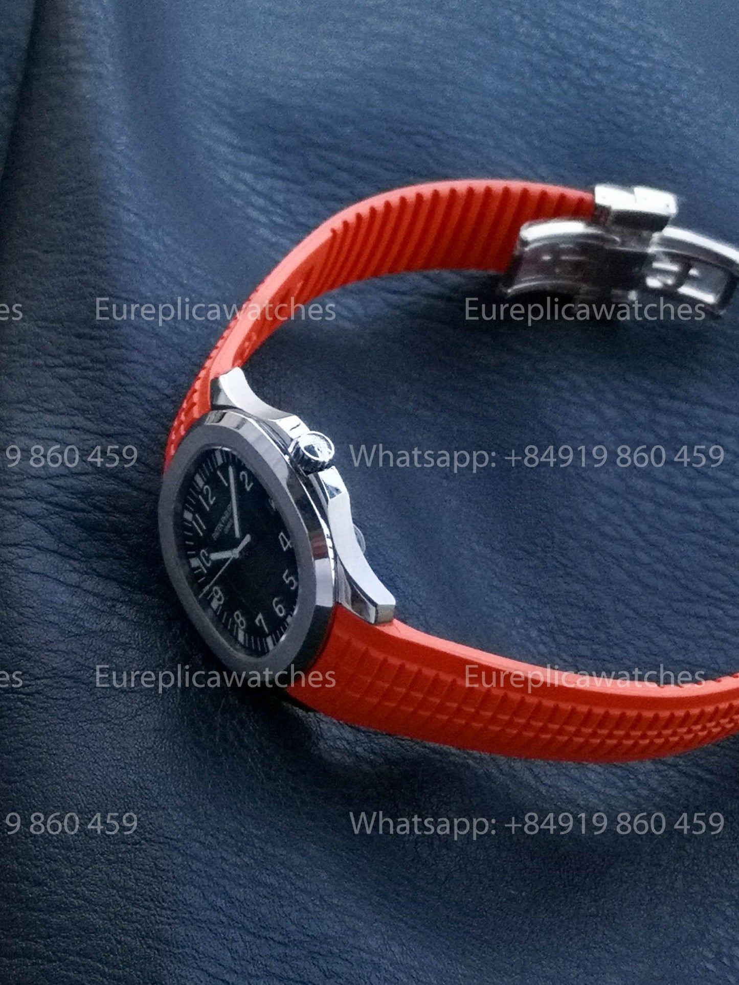 Patek Philippe Aquanaut 5167 Orangefarbenes Kautschukarmband 1:1 Beste Version BBF Factory Graues Zifferblatt