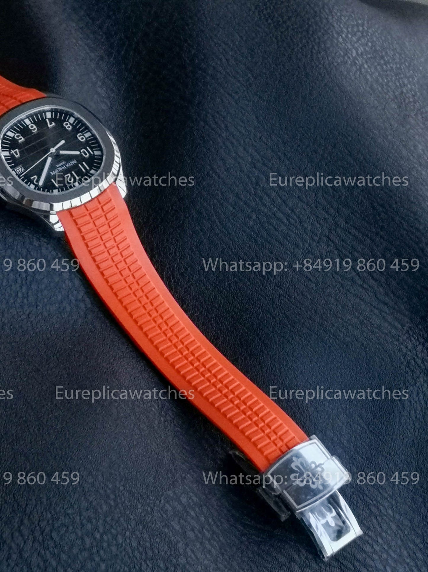 Patek Philippe Aquanaut 5167 Orangefarbenes Kautschukarmband 1:1 Beste Version BBF Factory Graues Zifferblatt