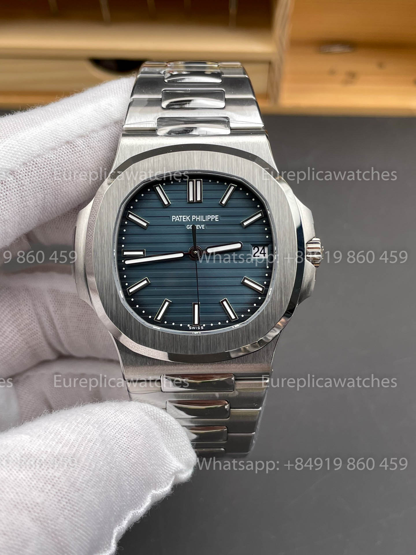 Patek Philippe Nautilus 5711/1A-010 Cadran Blanc – 40mm – Mouvement Automatique Réplique 324 – DDF Factory