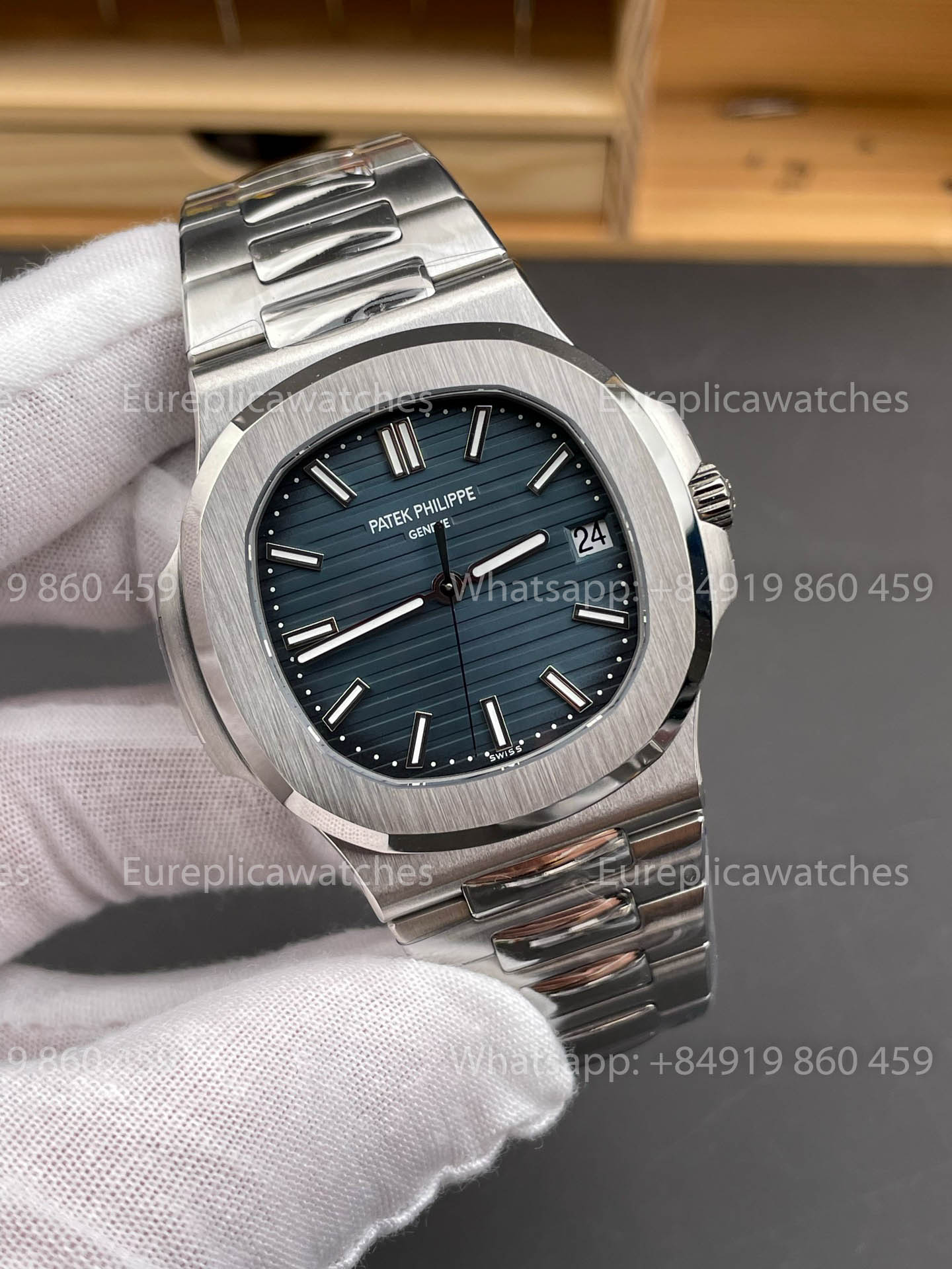 Patek Philippe Nautilus 5711/1A-010 Cadran Blanc – 40mm – Mouvement Automatique Réplique 324 – DDF Factory
