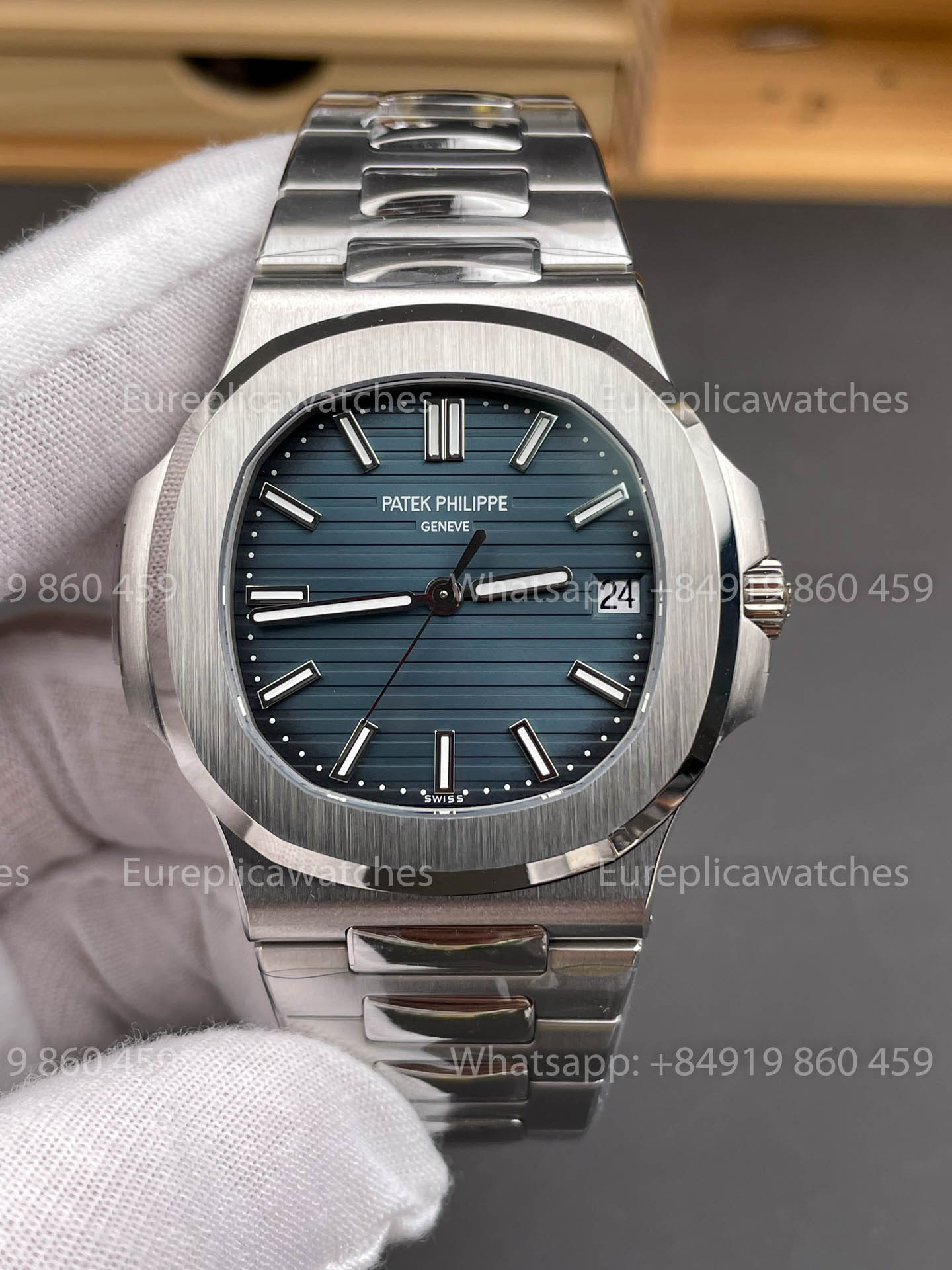 Patek Philippe Nautilus 5711/1A-010 Cadran Blanc – 40mm – Mouvement Automatique Réplique 324 – DDF Factory