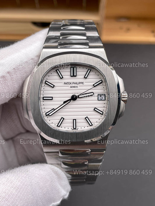 Patek Philippe Nautilus 5711/1A-011 DDF Factory 1:1 Meilleure version Cadran Blanc