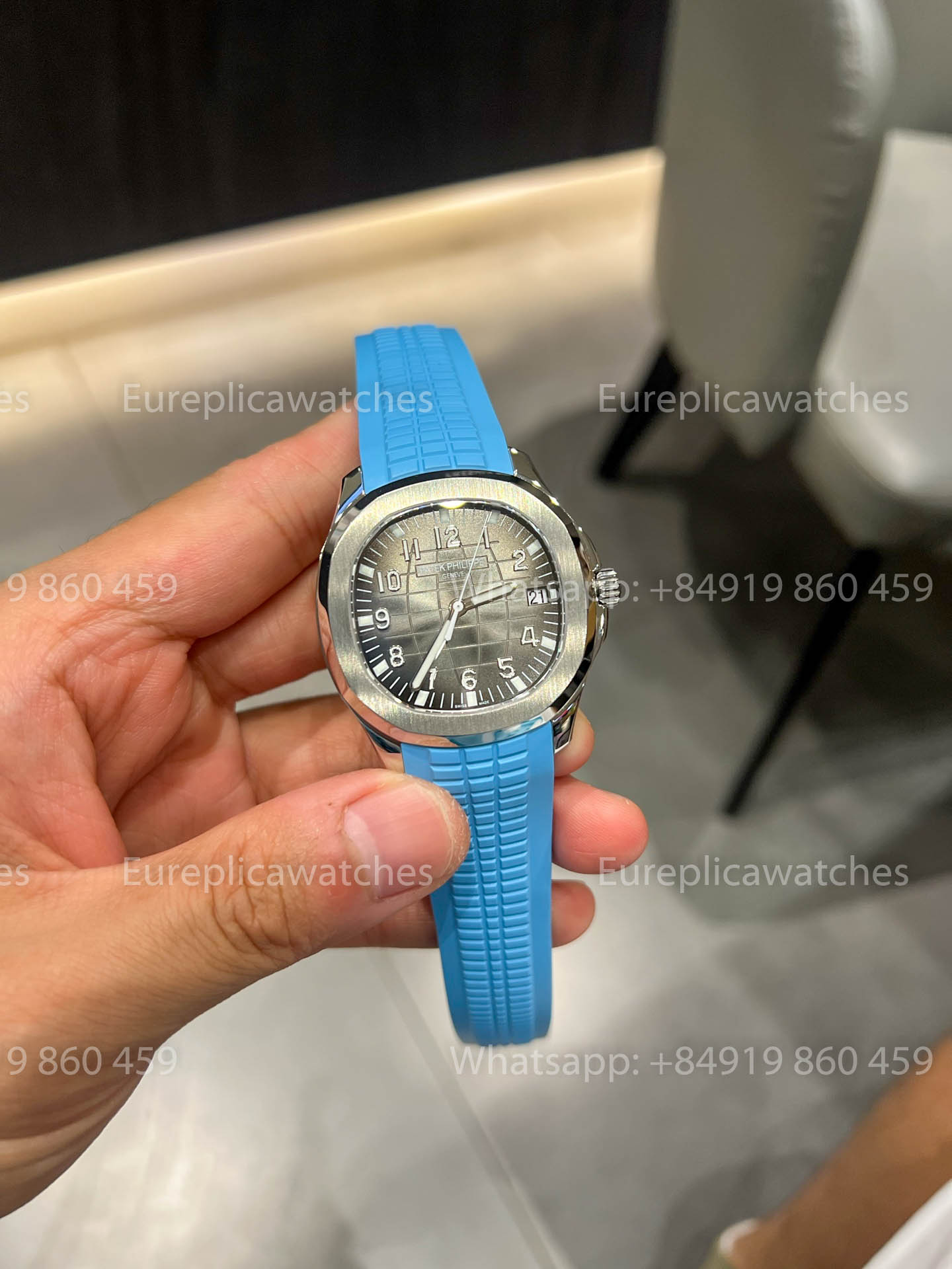 Patek Philippe Aquanaut 5167A Hellblauer Kautschuk 1:1 Beste Version BBF Factory