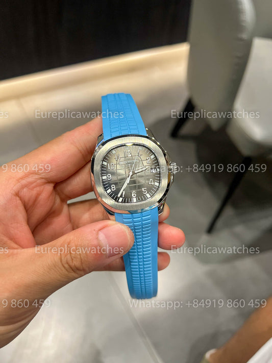 Patek Philippe Aquanaut 5167A Light Blue Rubber 1:1 Best Version BBF Factory