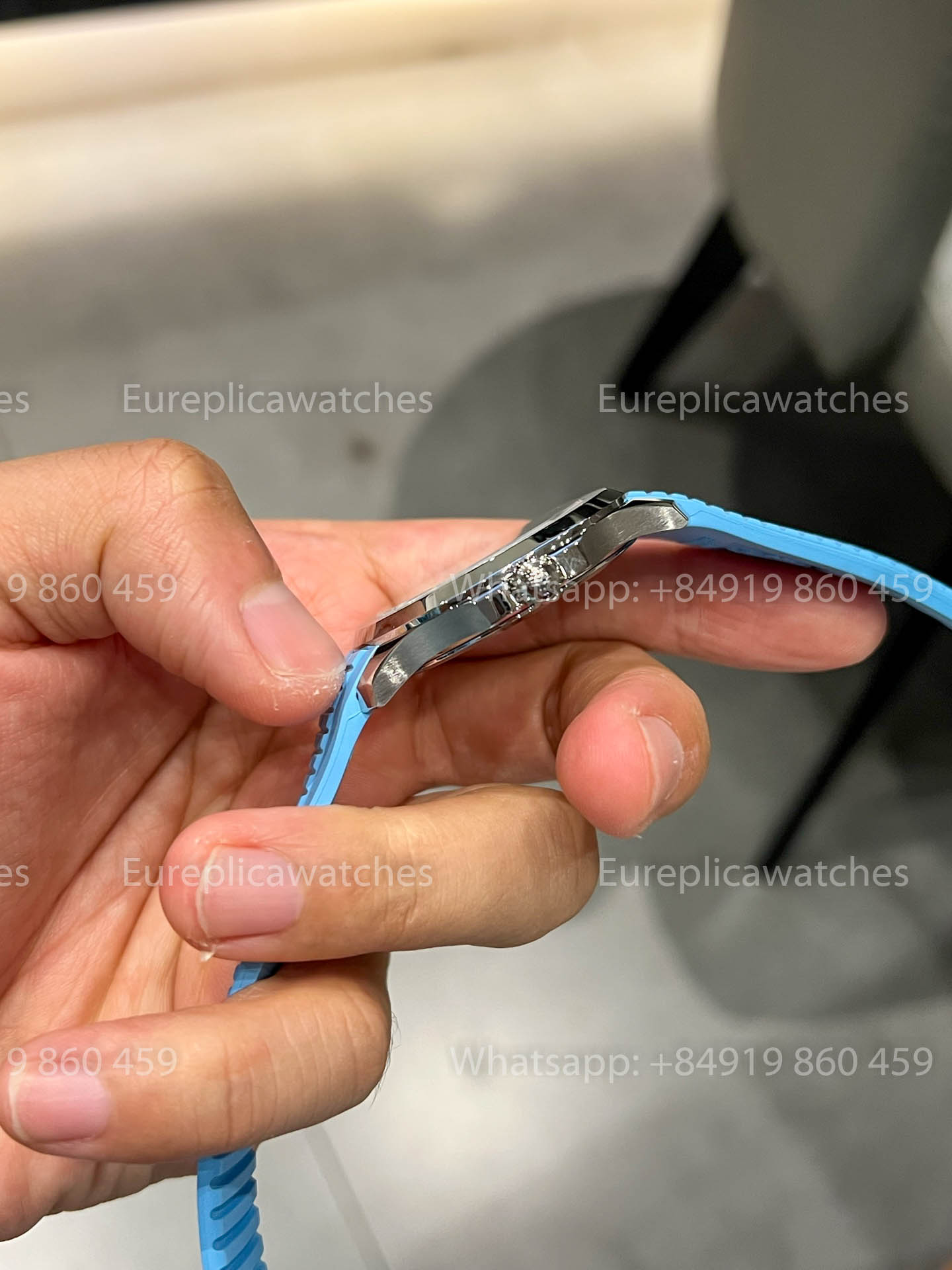 Patek Philippe Aquanaut 5167A Hellblauer Kautschuk 1:1 Beste Version BBF Factory