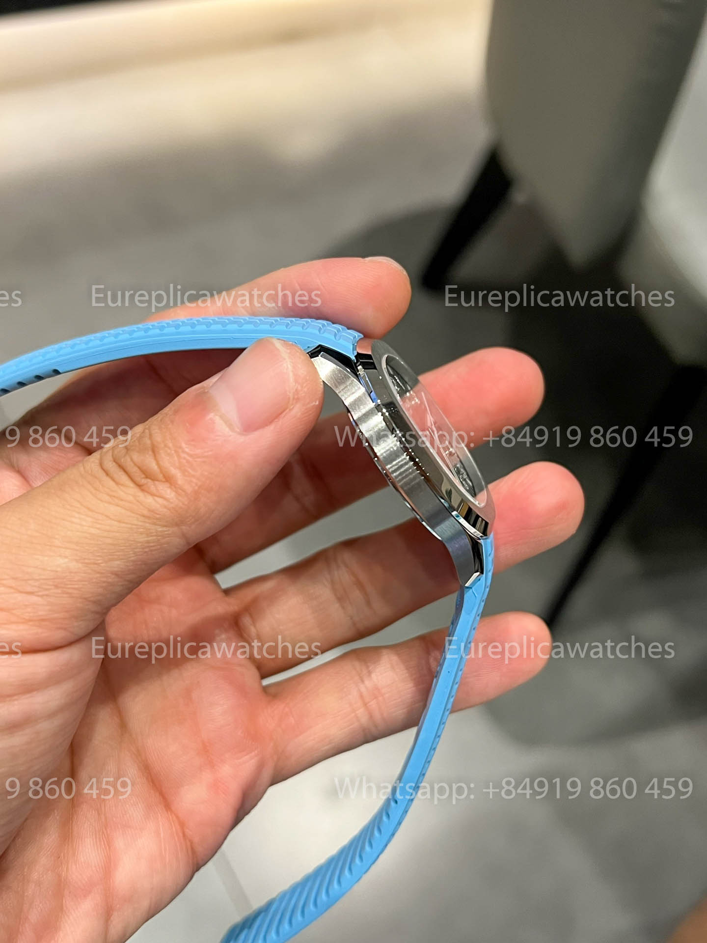 Patek Philippe Aquanaut 5167A Hellblauer Kautschuk 1:1 Beste Version BBF Factory