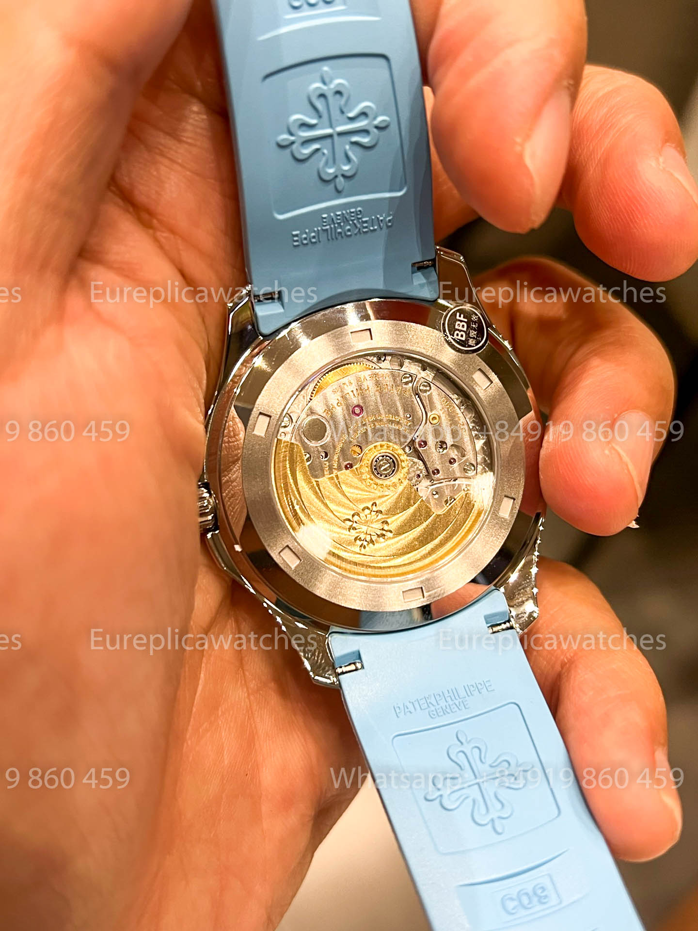 Patek Philippe Aquanaut 5167A Hellblauer Kautschuk 1:1 Beste Version BBF Factory