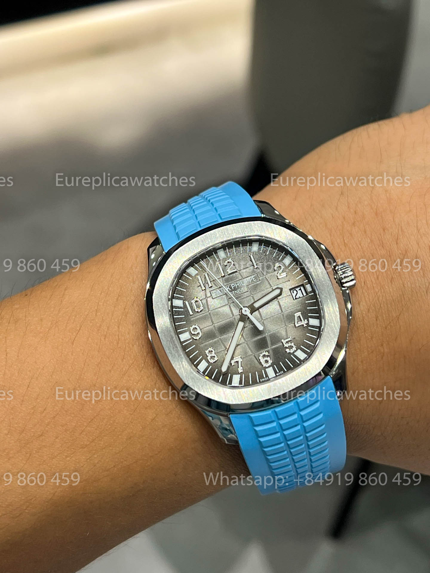 Patek Philippe Aquanaut 5167A Hellblauer Kautschuk 1:1 Beste Version BBF Factory