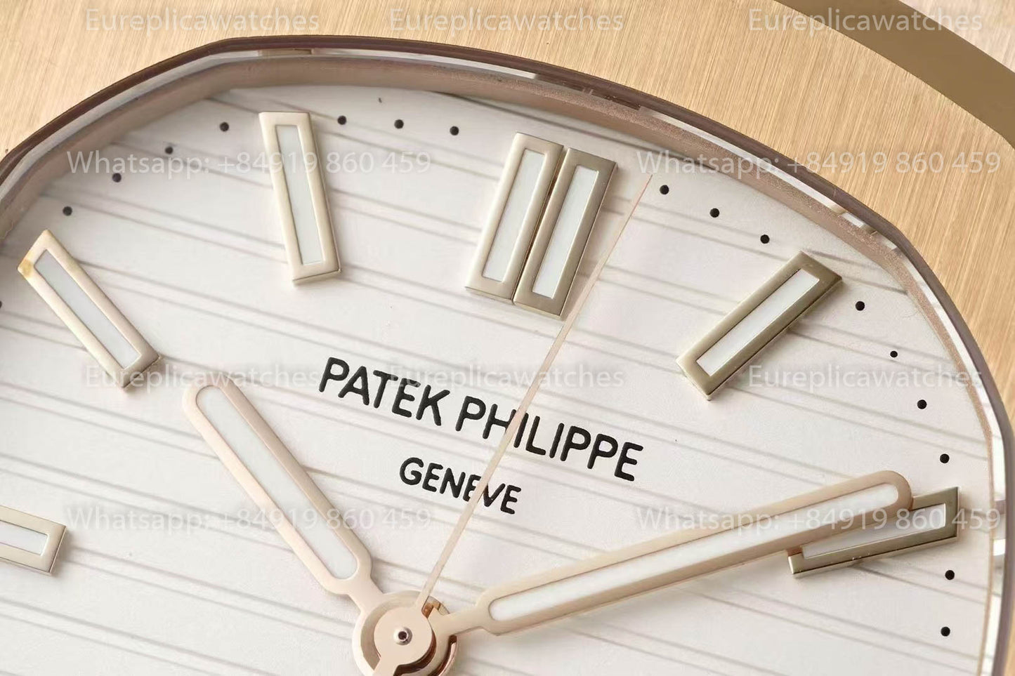 Patek Philippe Nautilus 5711J-001 Rose Gold 1:1 Best Version DDF Factory White Dial