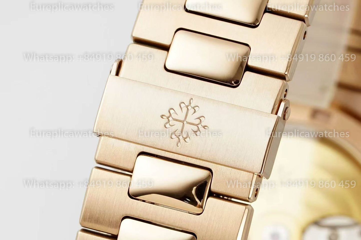 Patek Philippe Nautilus 5711J-001 Rose Gold 1:1 Best Version DDF Factory White Dial